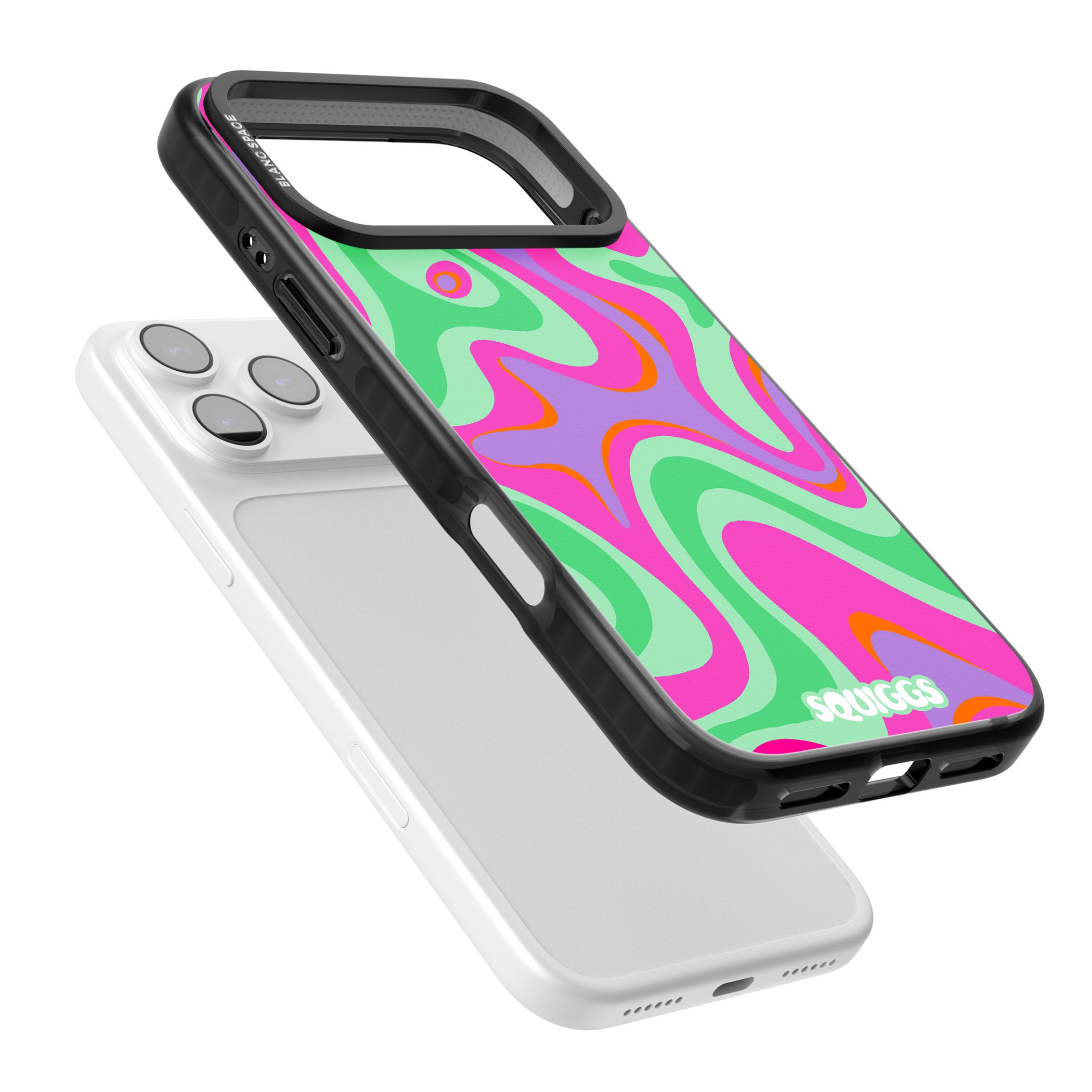 Pink Lava iPhone 17 Pro Max Impact Pro Black Phone Case Colours