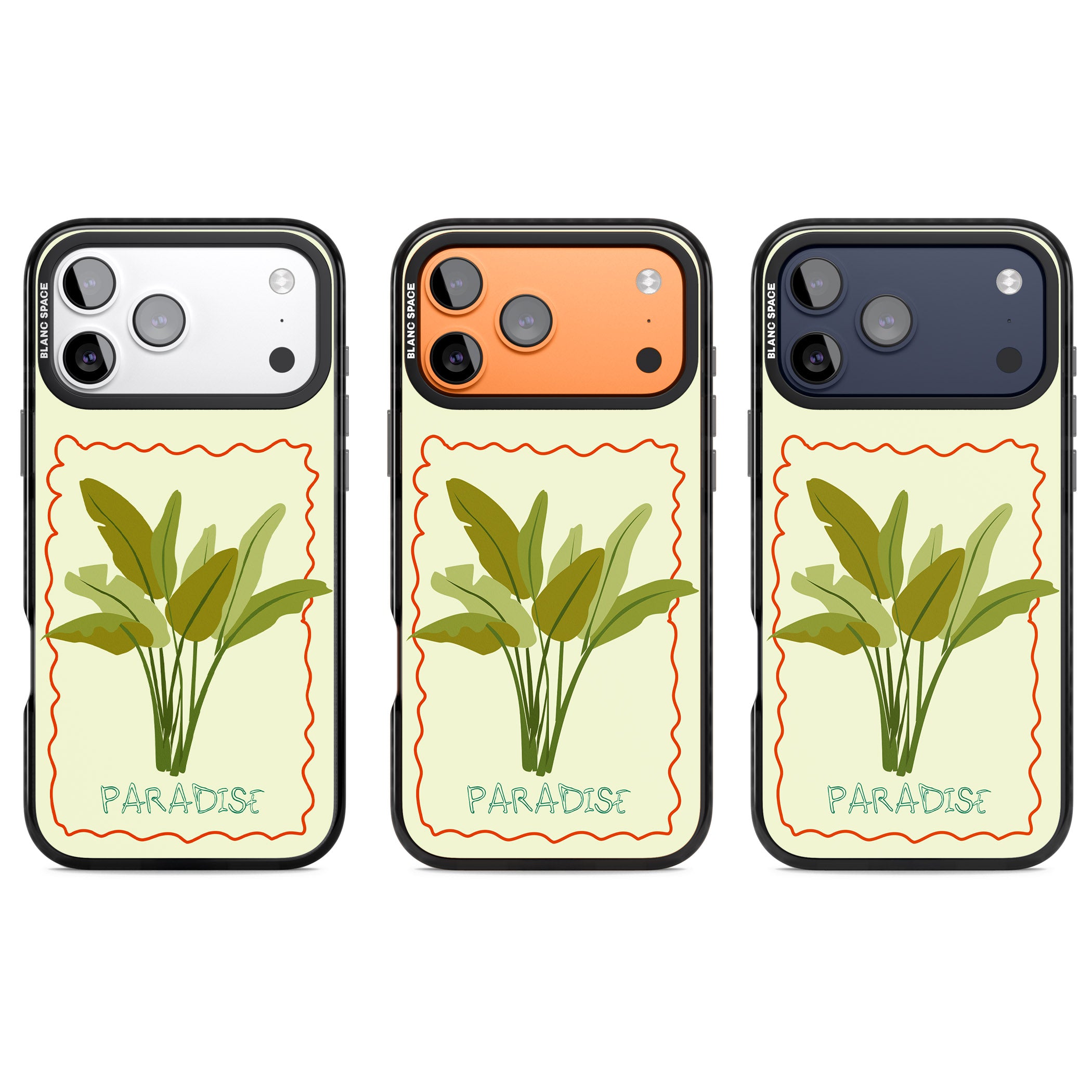 Paradies Plant iPhone 17 Pro Impact Pro Black Phone Case APT Impact Protection