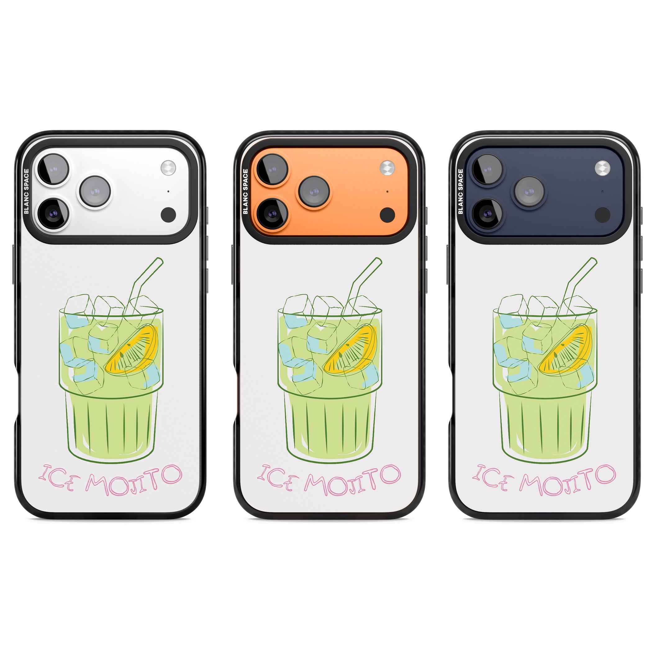 Ice Mojito iPhone 17 Pro Impact Pro Black Phone Case APT Impact Protection