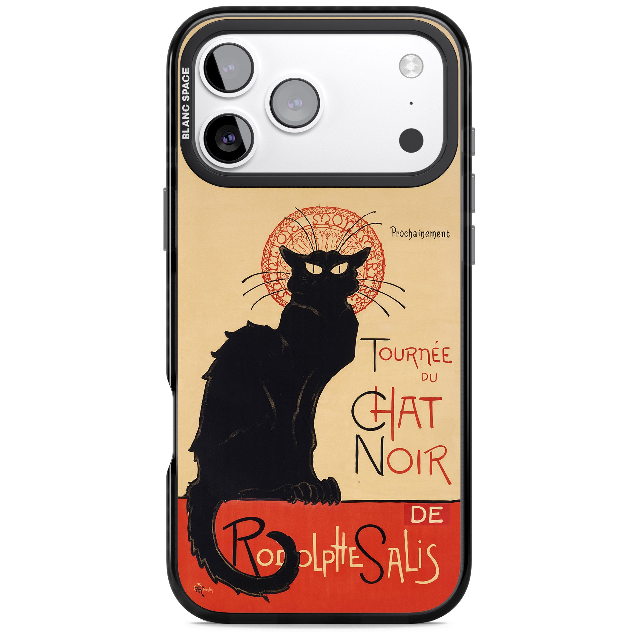 Tournee Du Chat Noir Poster iPhone 17 Pro Max Impact Pro Black Phone Case