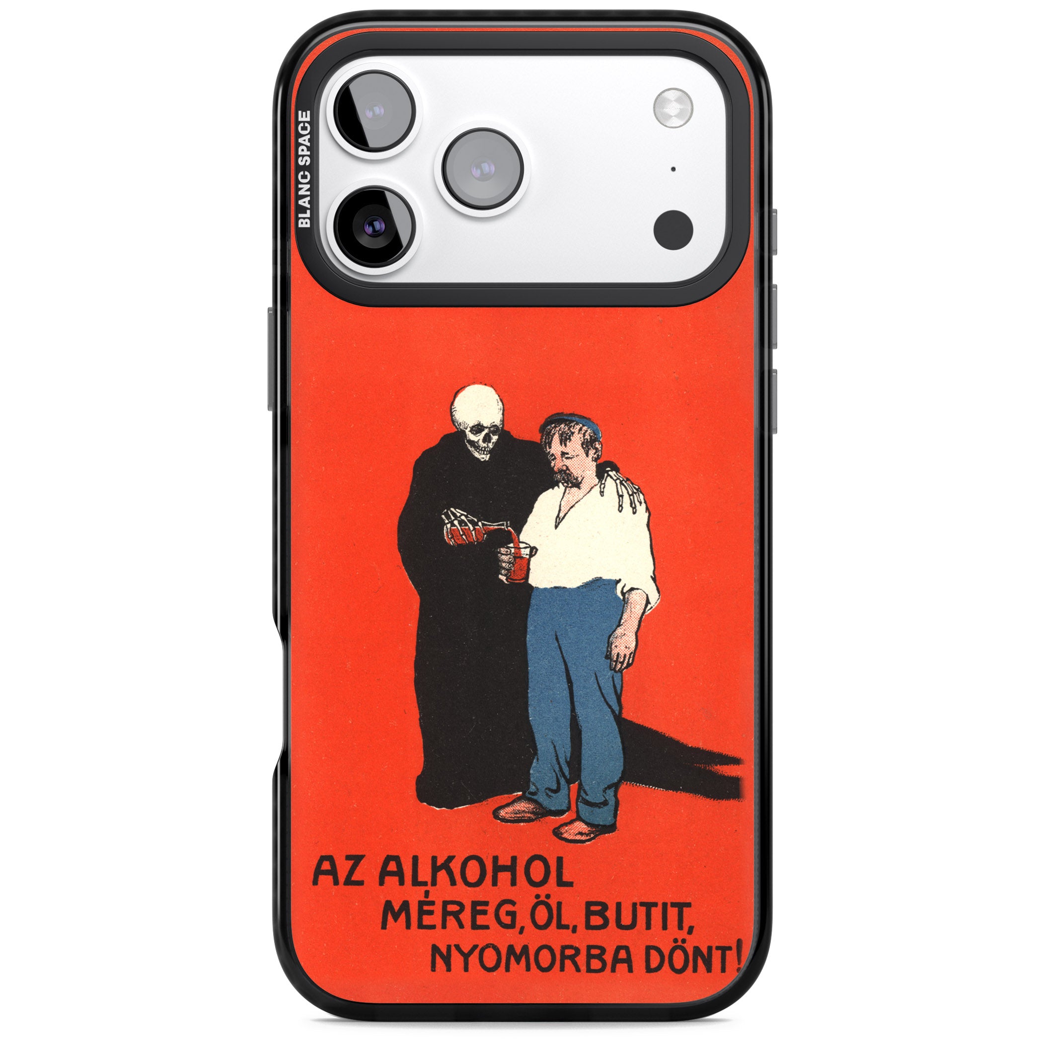 Az Alkohol Poster iPhone 17 Pro Max Impact Pro Black Phone Case