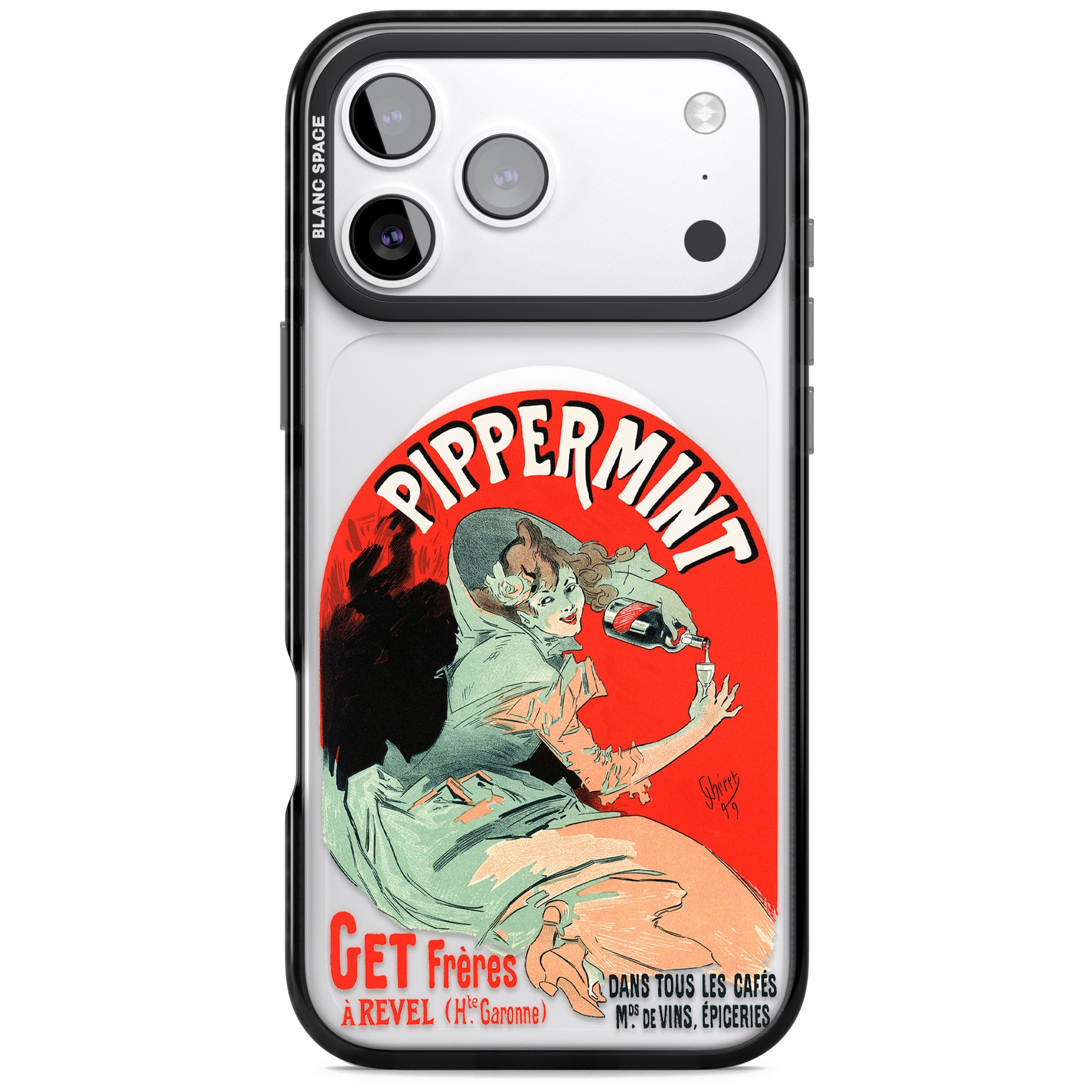 Pippermint Poster iPhone 17 Pro Max Impact Pro Black Phone Case