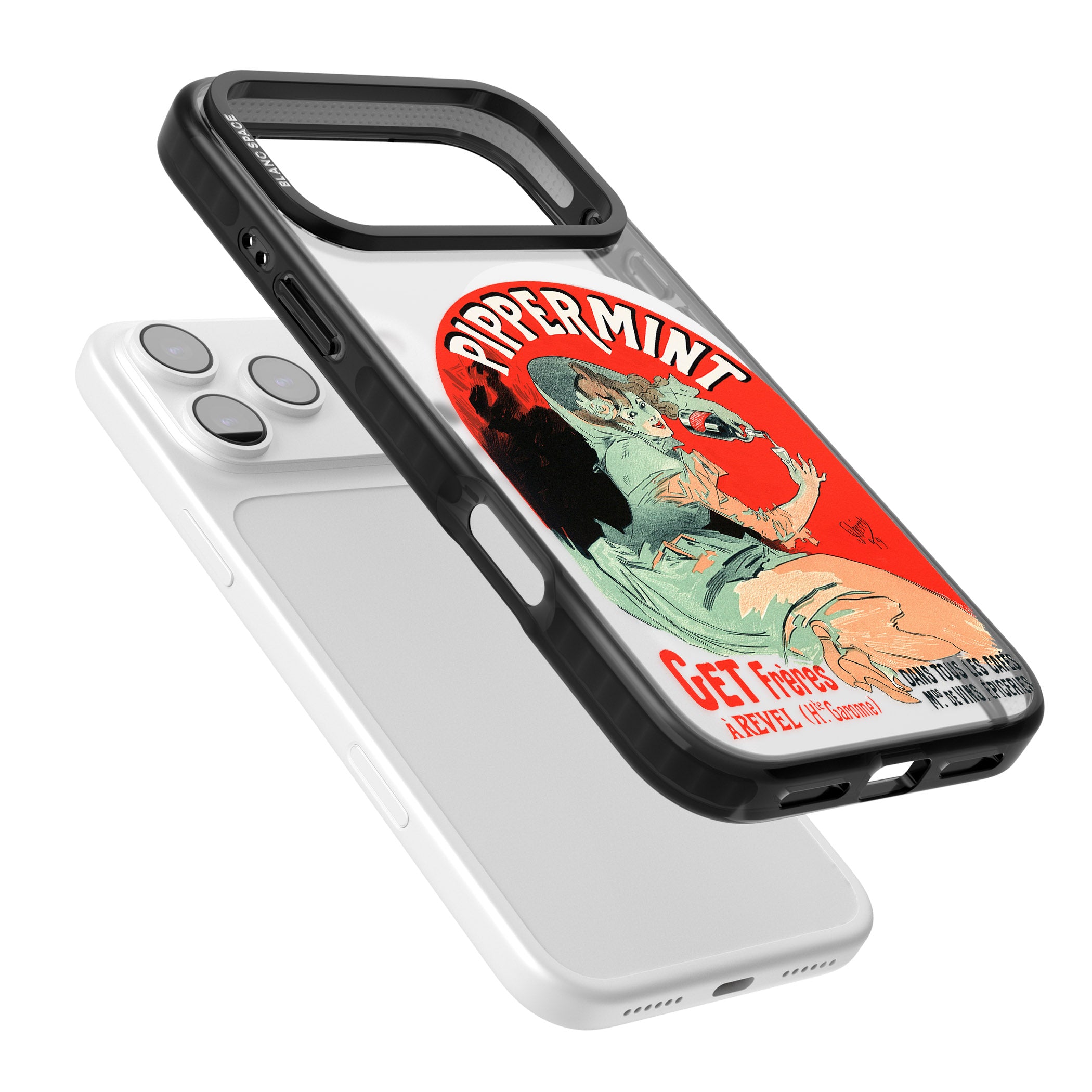 Pippermint Poster iPhone 17 Pro Max Impact Pro Black Phone Case Colours