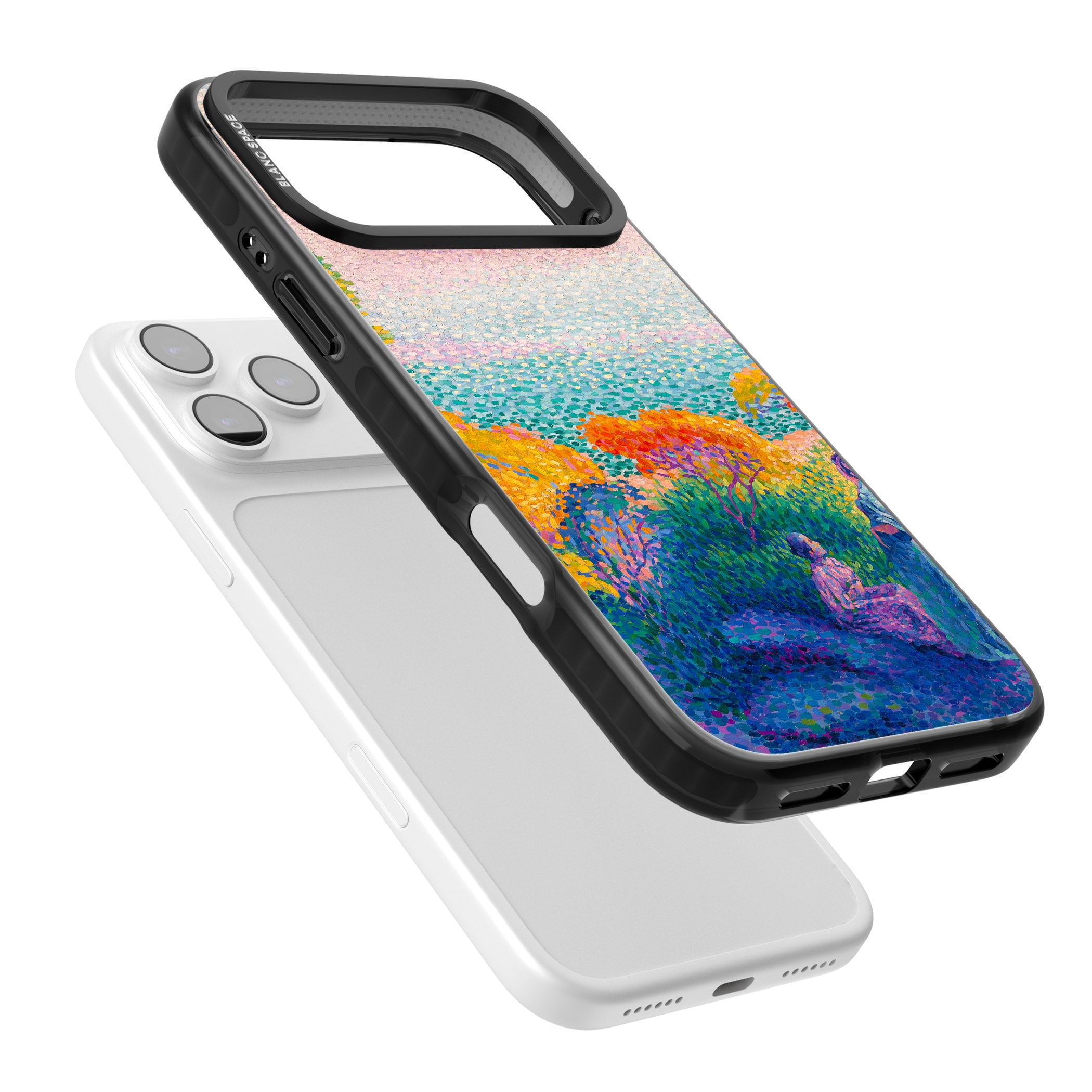 Two Women by the Shore iPhone 17 Pro Impact Pro Black Phone Case Colours