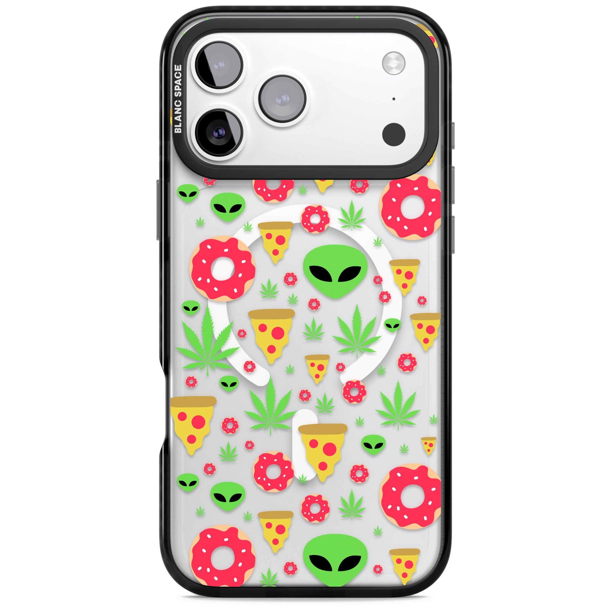Martians & Munchies iPhone 17 Pro Impact Pro Black Phone Case