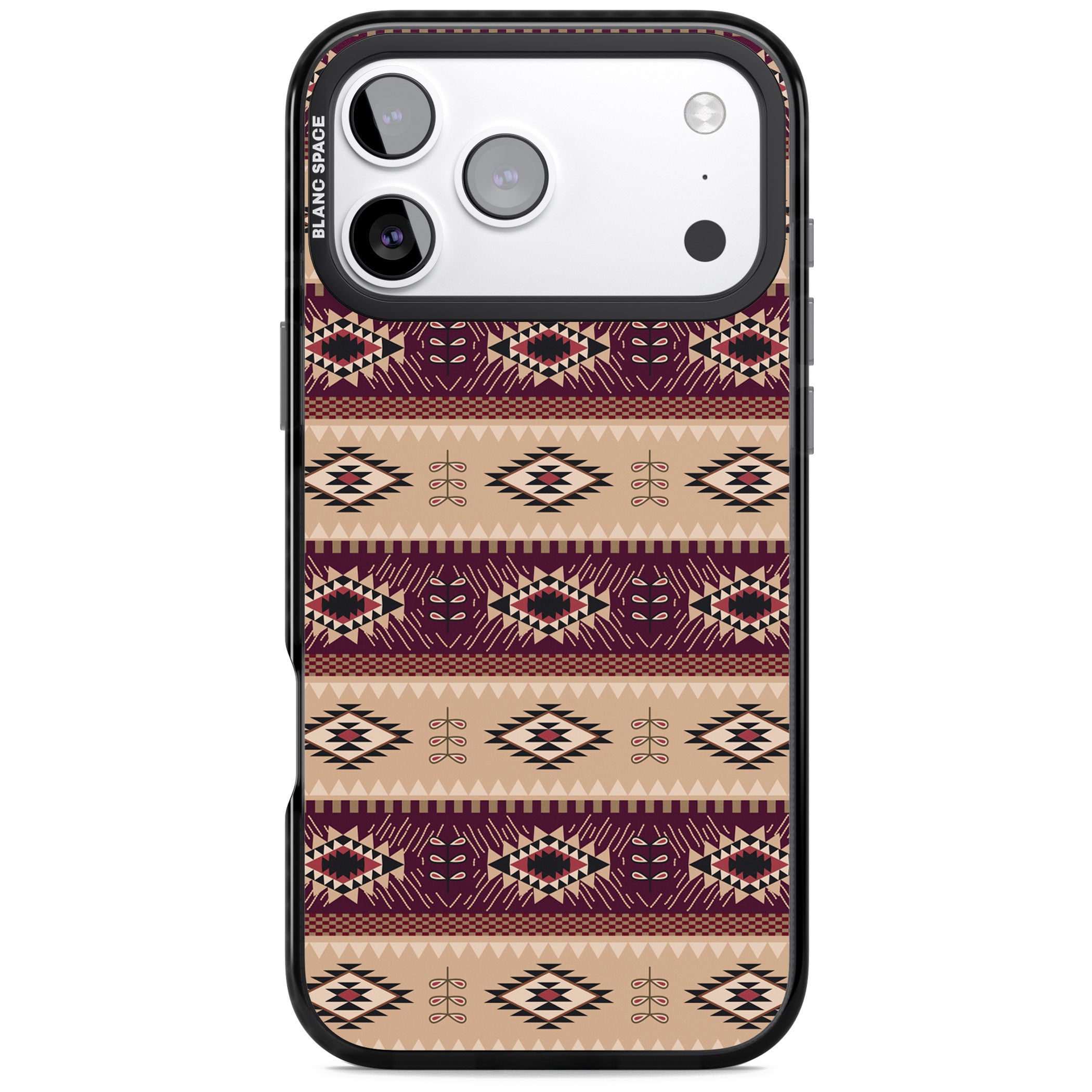 Western Poncho iPhone 17 Pro Impact Pro Black Phone Case