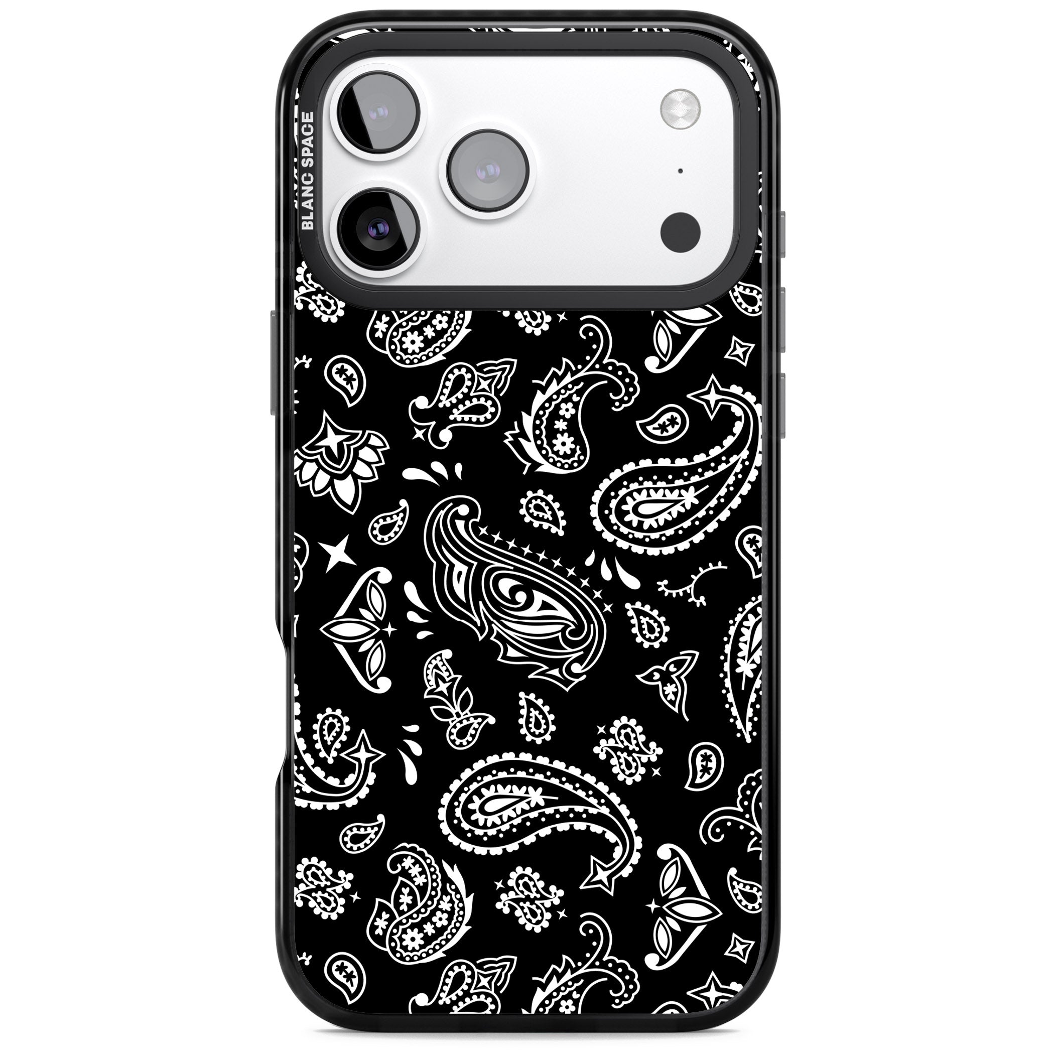 Black Bandana iPhone 17 Pro Impact Pro Black Phone Case