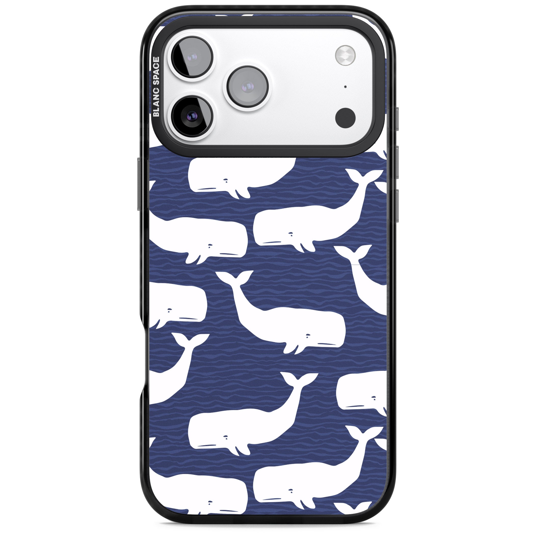 Whale Dreams iPhone 17 Pro Max Impact Pro Black Phone Case