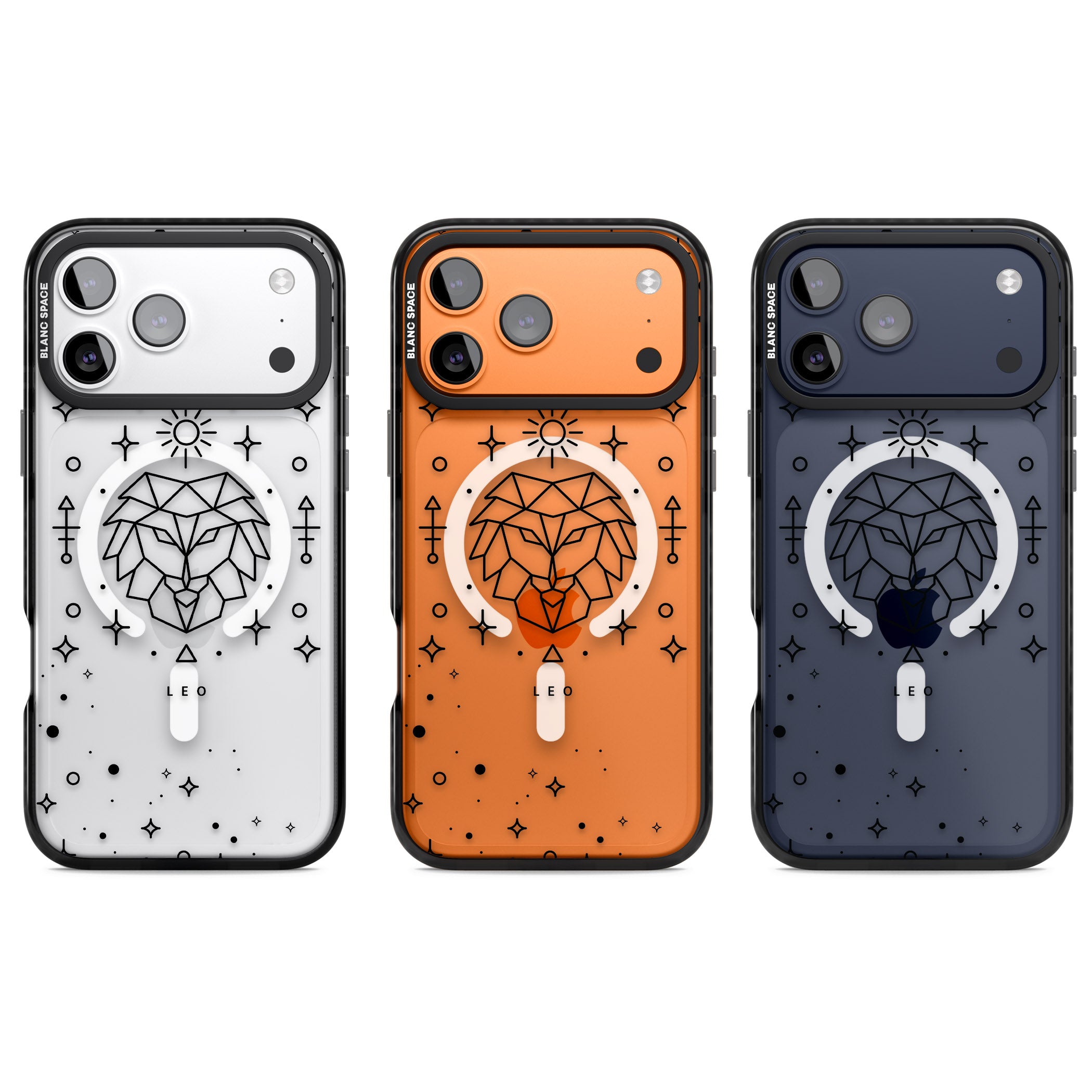 Leo Zodiac iPhone 17 Pro Impact Pro Black Phone Case APT Impact Protection