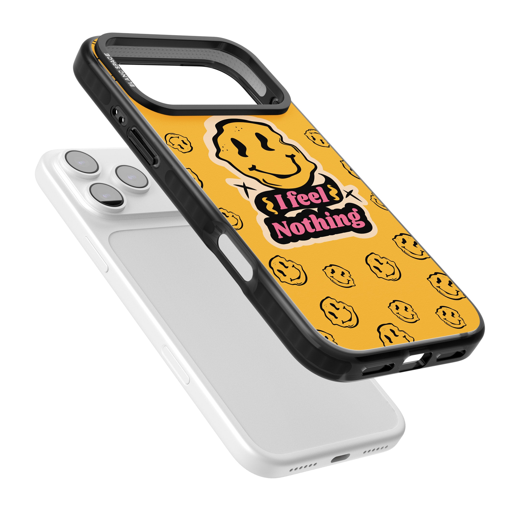 I Feel Nothing iPhone 17 Pro Max Impact Black Phone Case Colours