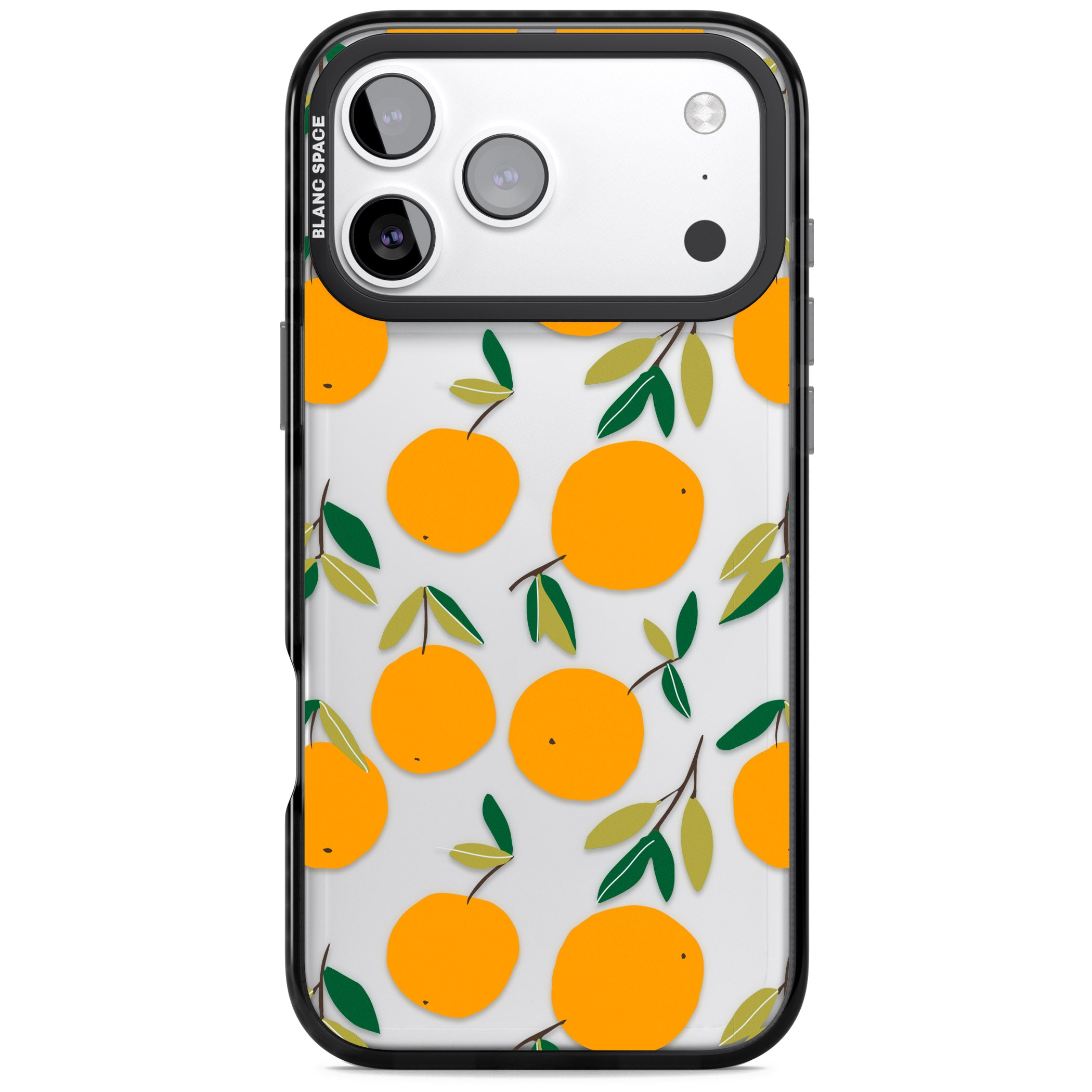 Citrus Grove iPhone 17 Pro Impact Black Phone Case