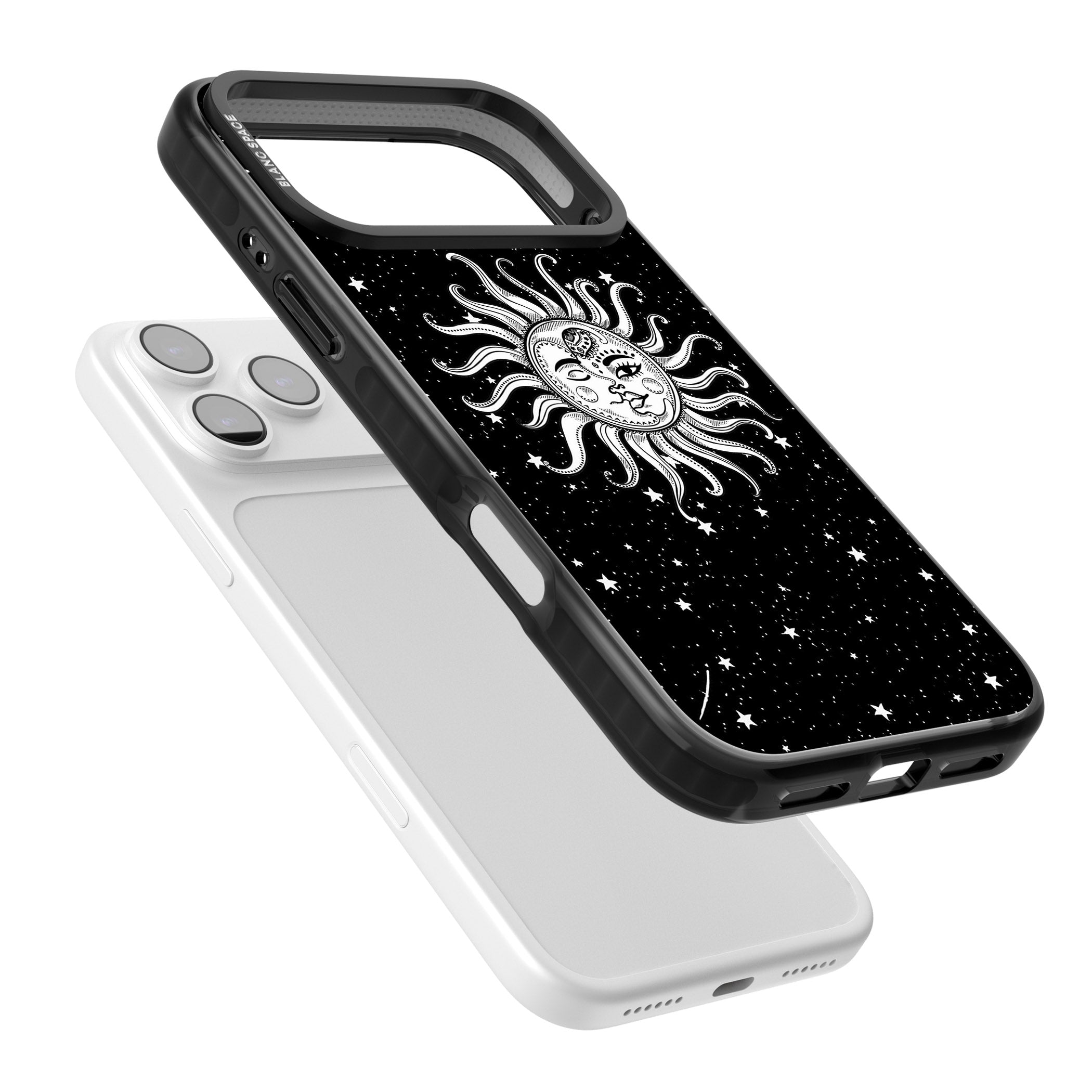 Mystic Sun Moon iPhone 17 Pro Impact Black Phone Case Colours