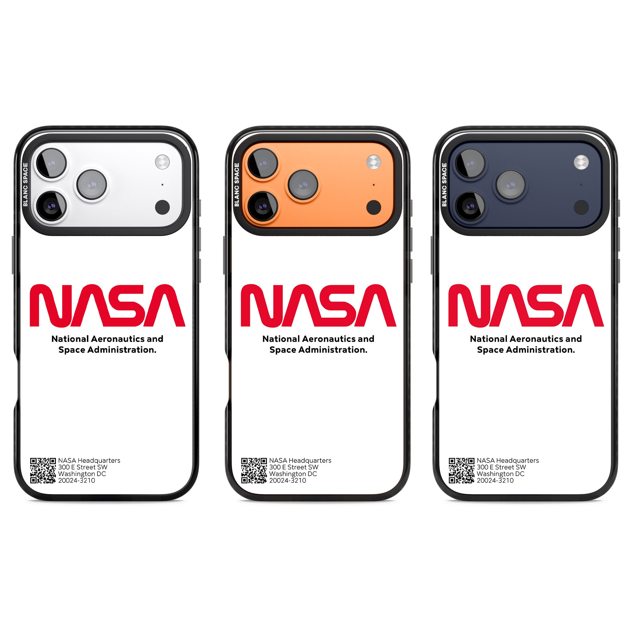 Nasa The Worm iPhone 17 Pro Impact Black Phone Case APT Impact Protection
