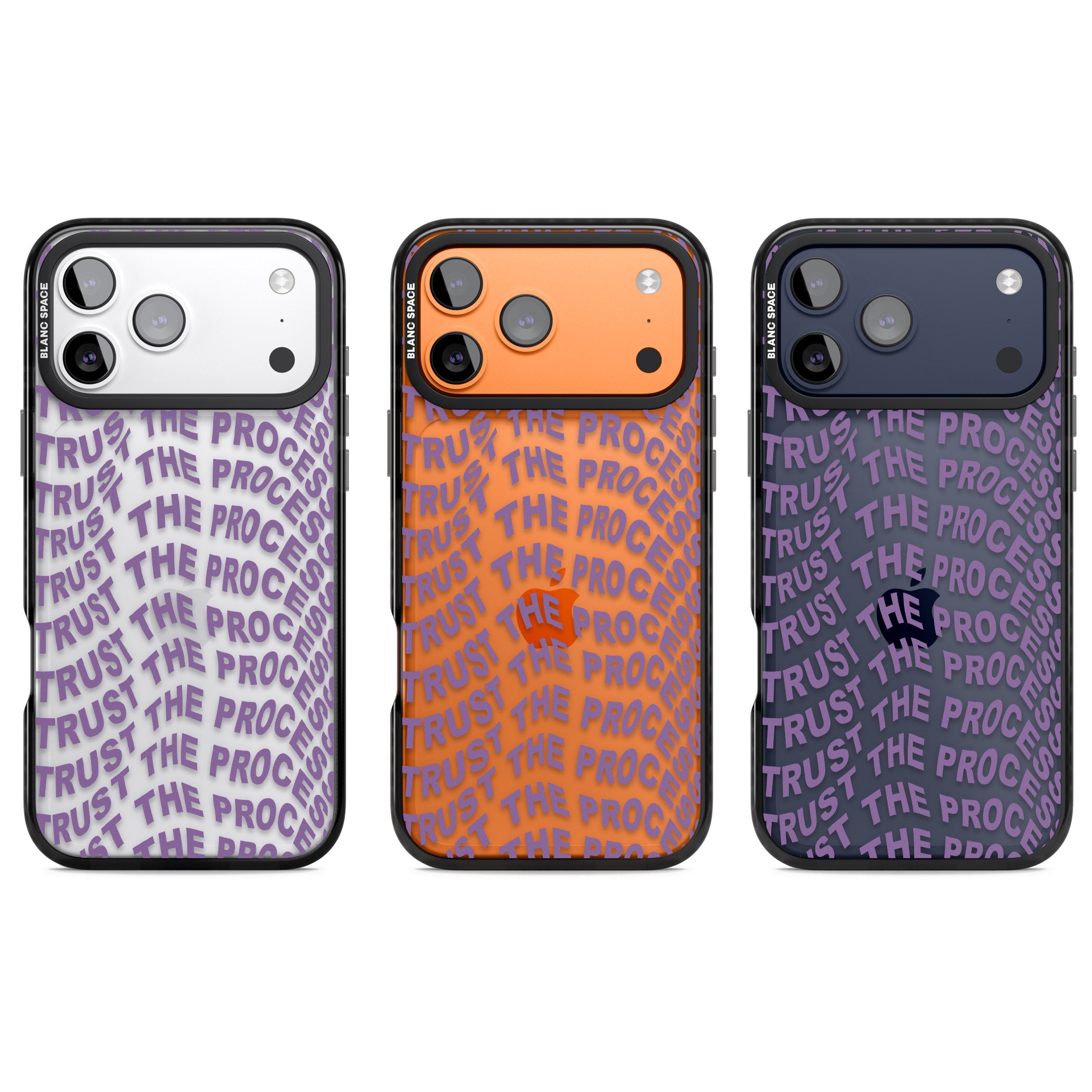 Trust The Process iPhone 17 Pro Impact Black Phone Case APT Impact Protection