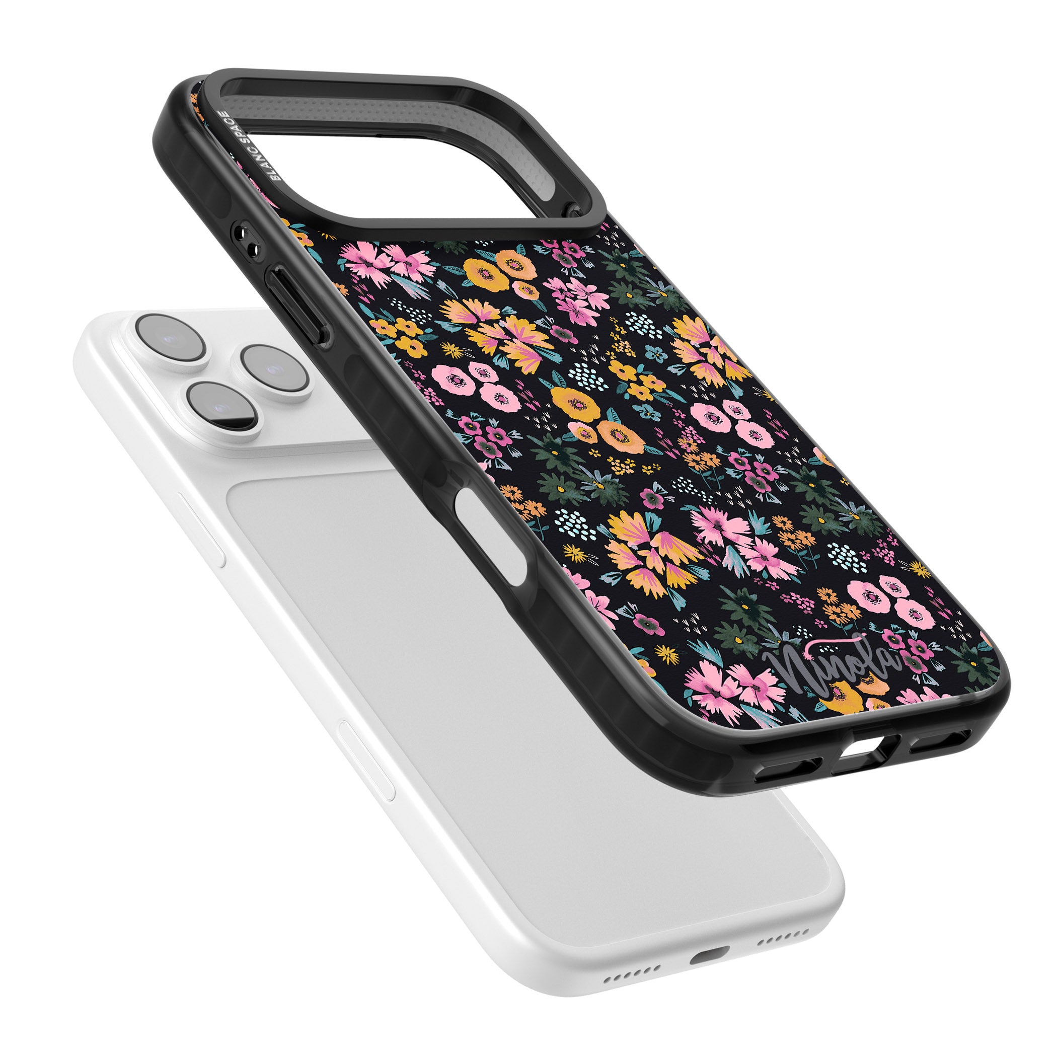 Blossom Field iPhone 17 Pro Impact Black Phone Case Colours