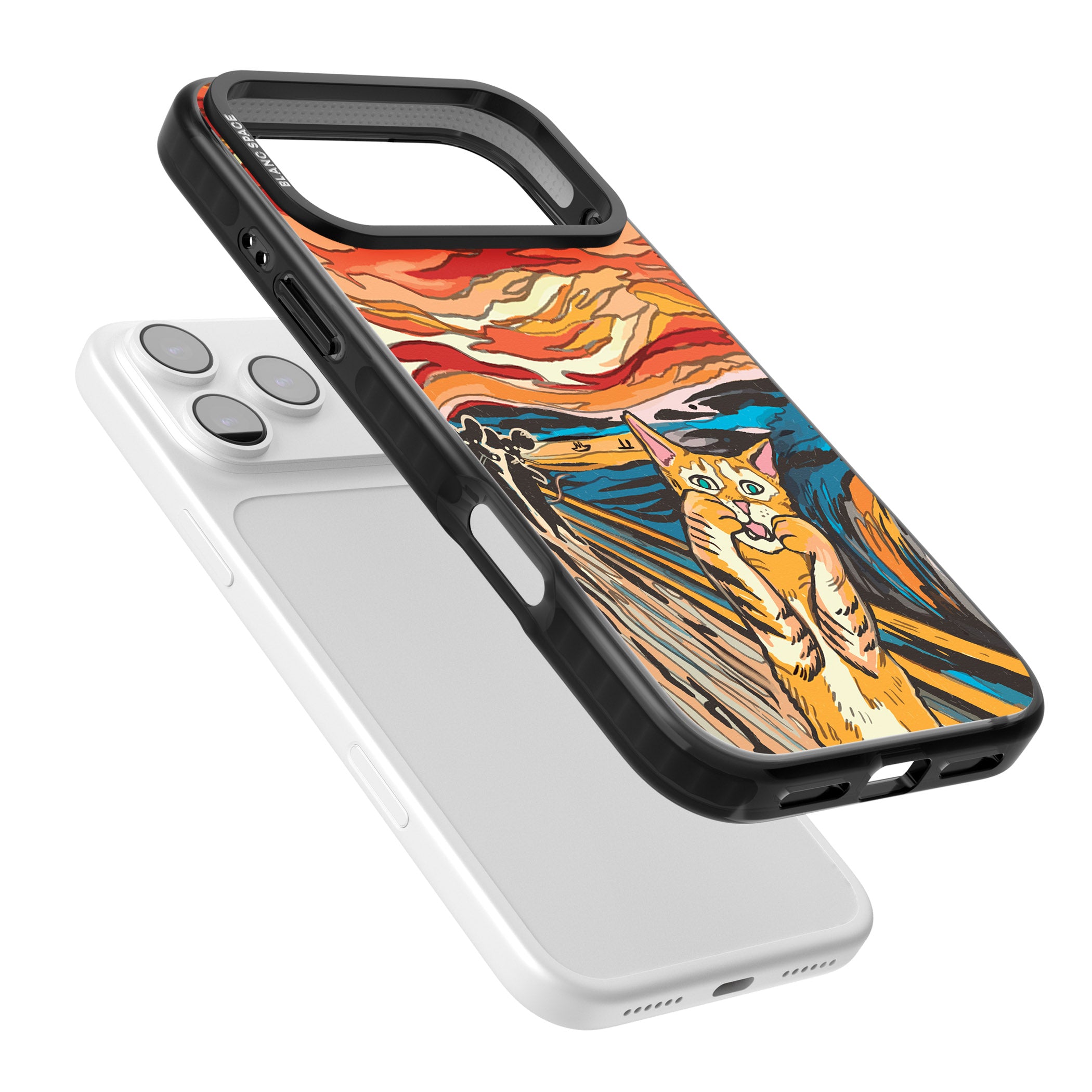 The Meow iPhone 17 Pro Max Impact Black Phone Case Colours