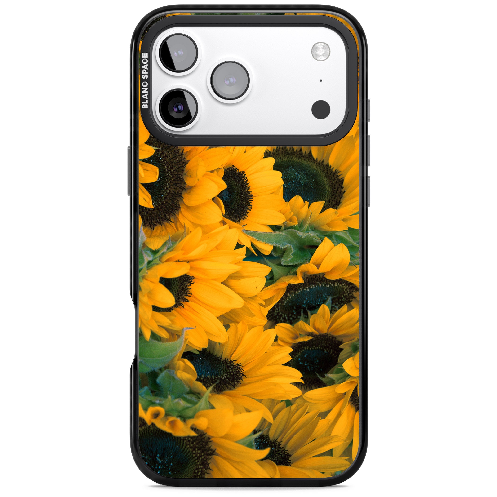 Sunflowers iPhone 17 Pro Max Impact Black Phone Case