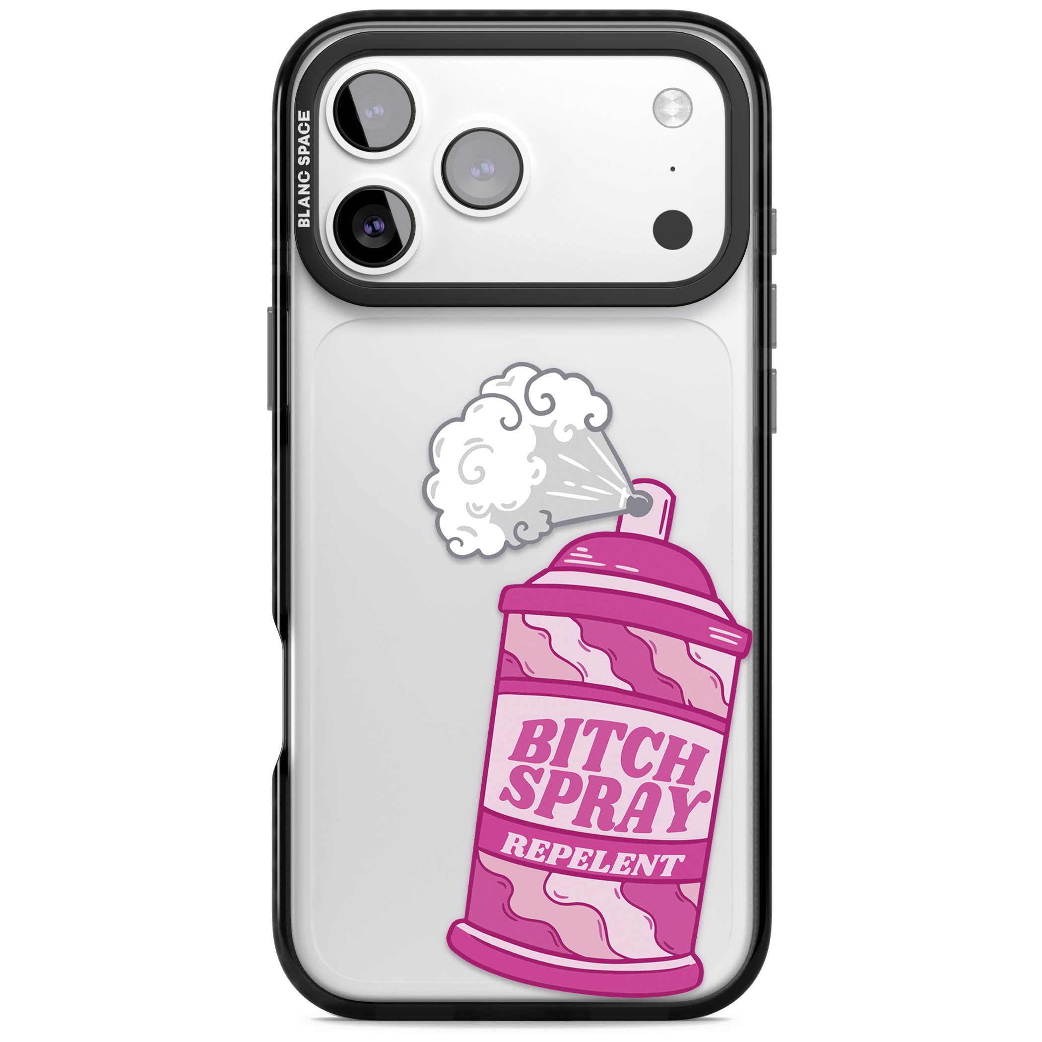 B*Tch Spray iPhone 17 Pro Impact Black Phone Case