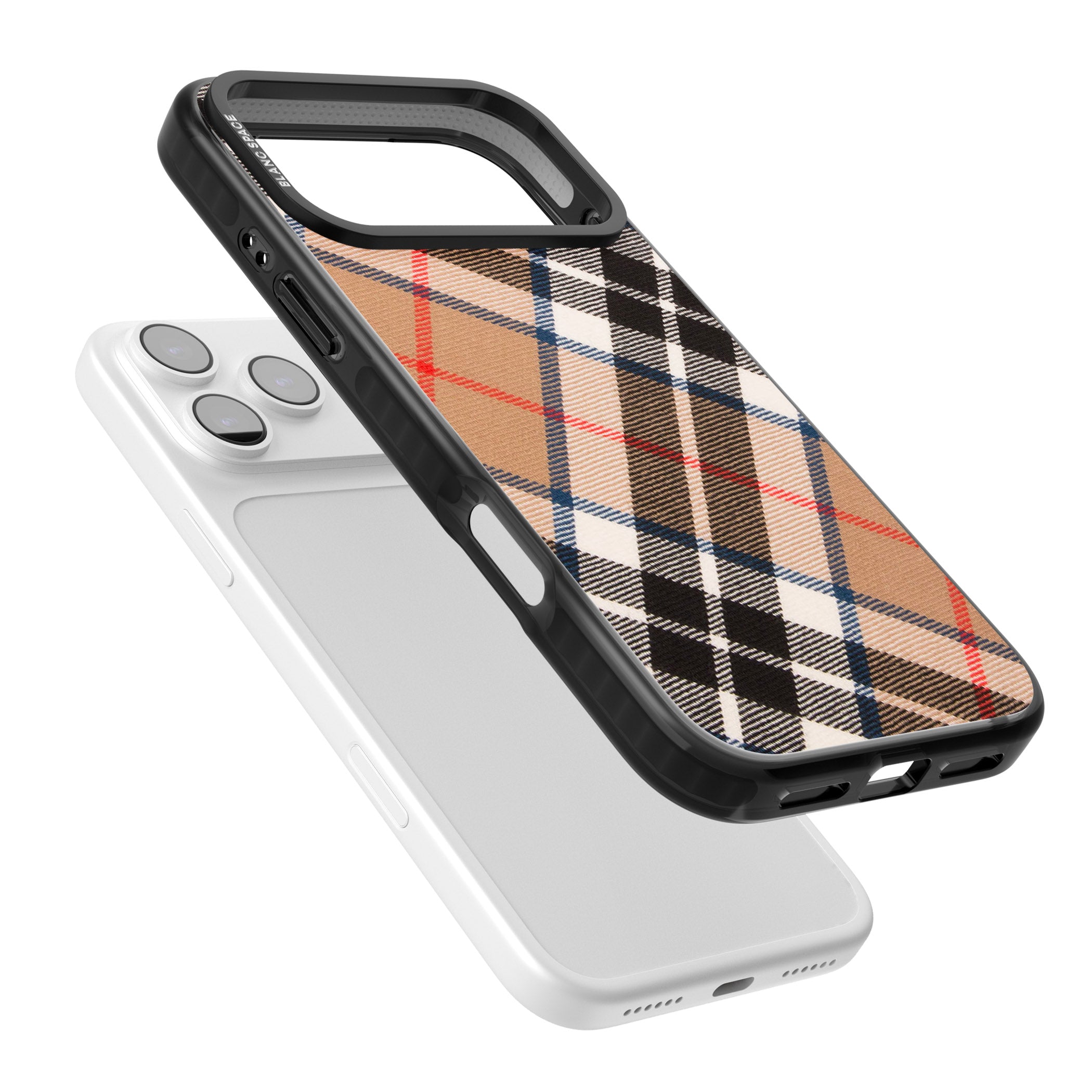 Haymarket Check iPhone 17 Pro Impact Black Phone Case Colours