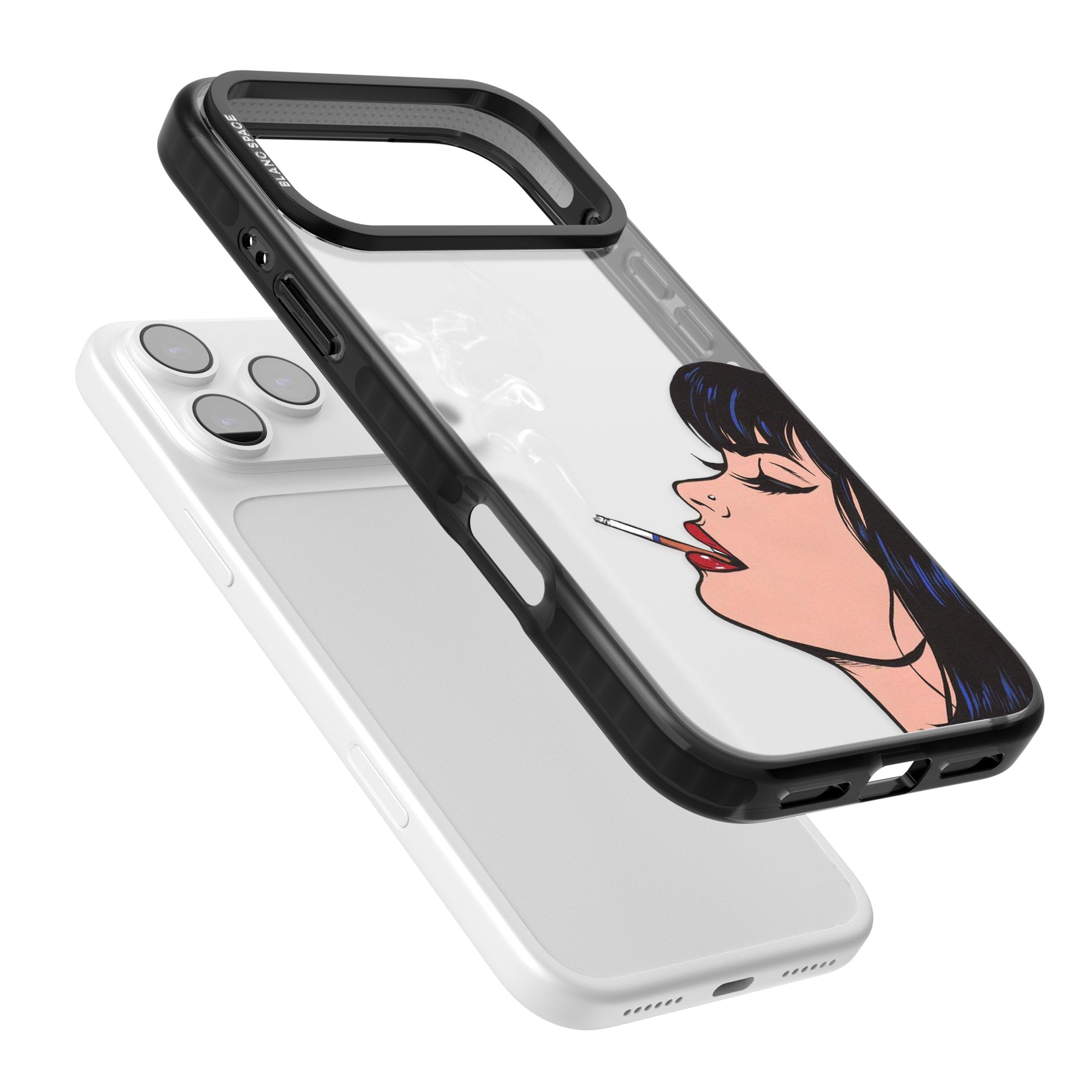 Stress Relief Pop Art iPhone 17 Pro Max Impact Black Phone Case Colours