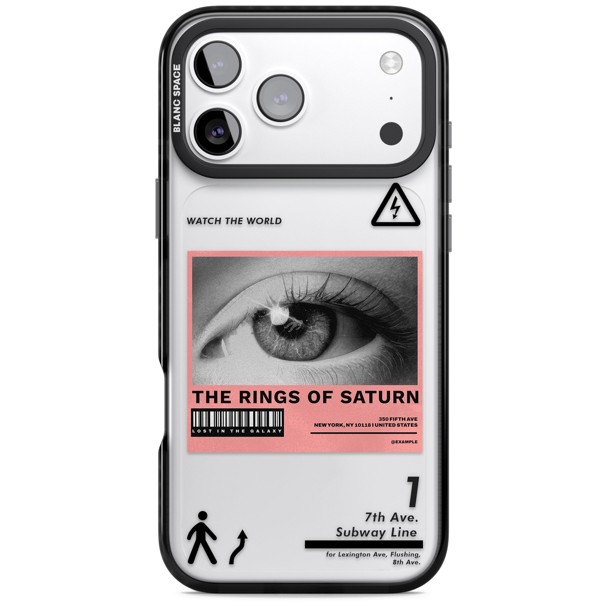 Watch The World iPhone 17 Pro Max Impact Black Phone Case