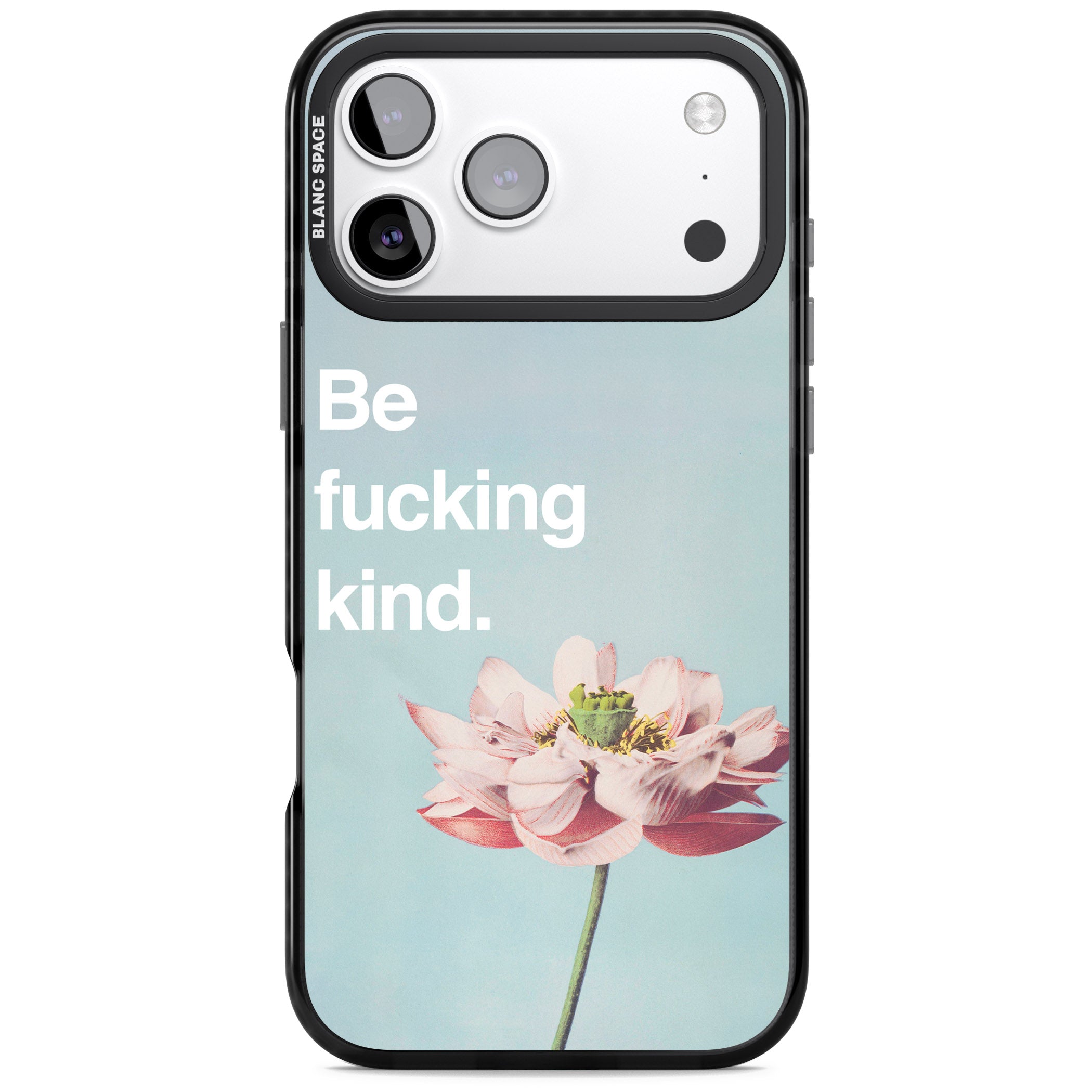 Be F*Cking Kind iPhone 17 Pro Max Impact Black Phone Case