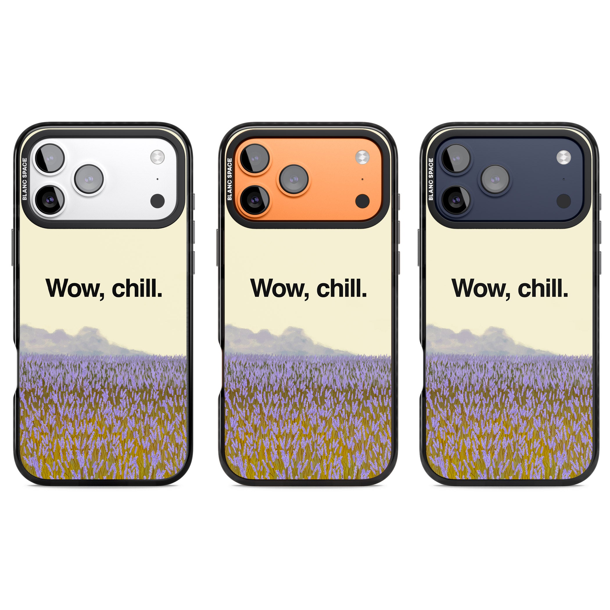 Wow, Chill iPhone 17 Pro Impact Black Phone Case APT Impact Protection