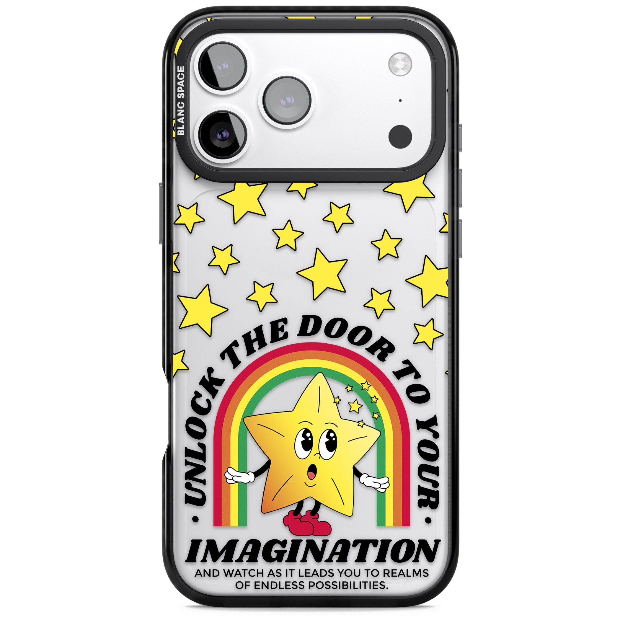 Imagination iPhone 17 Pro Impact Black Phone Case