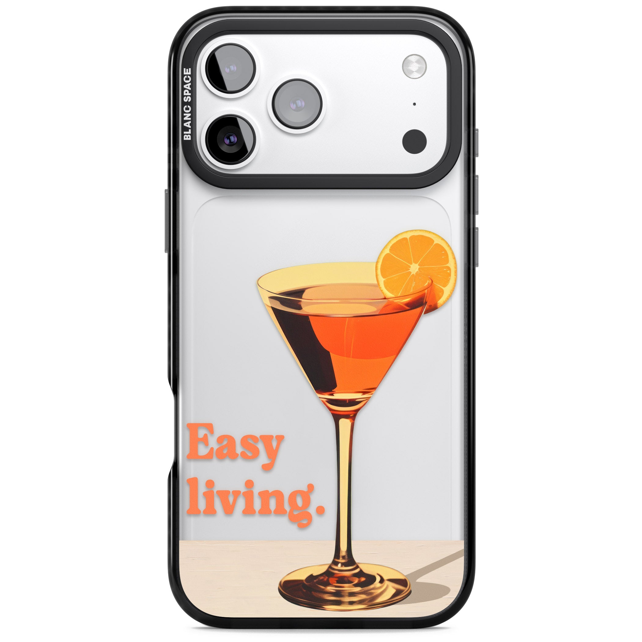 Easy Living iPhone 17 Pro Impact Black Phone Case