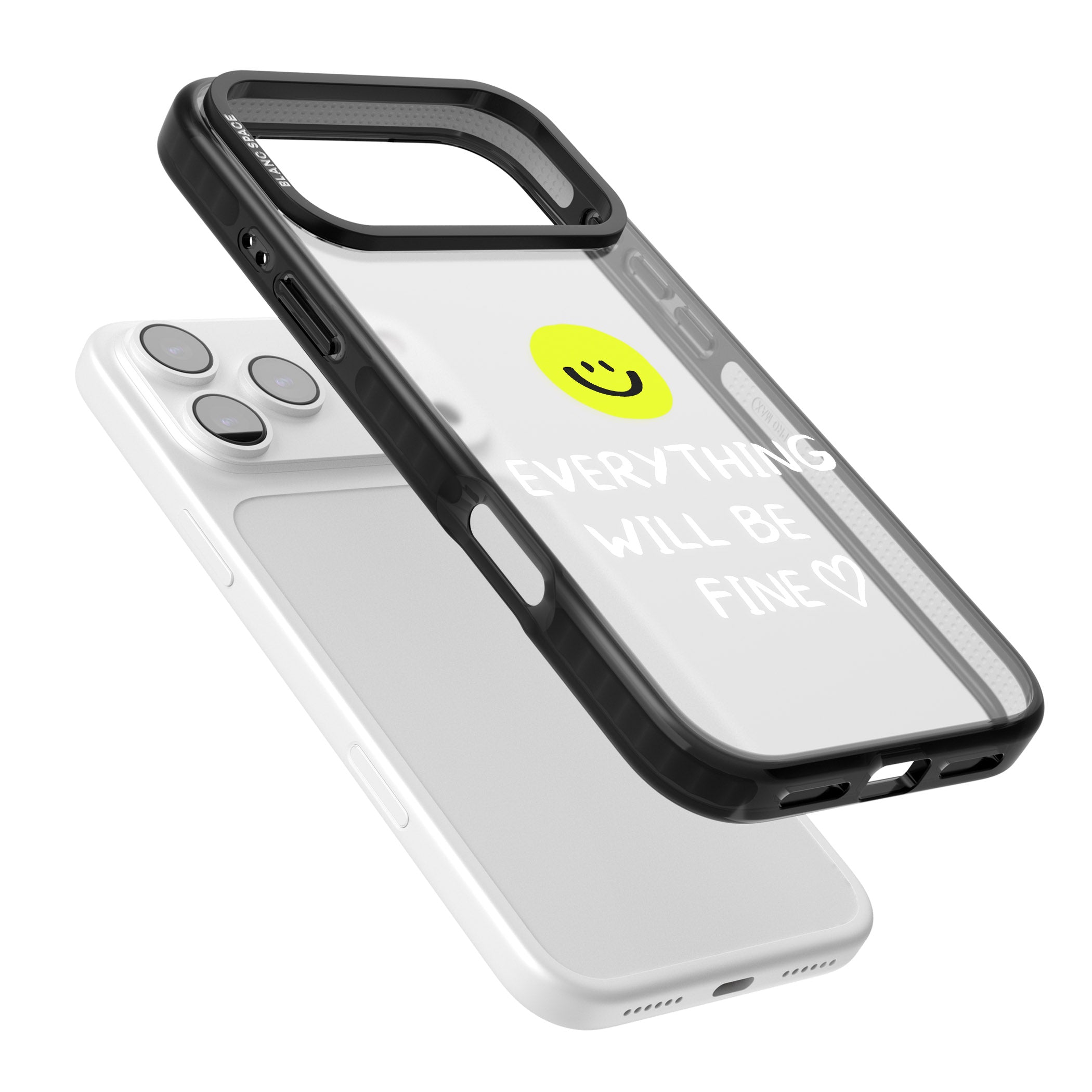 Everything Will Be Fine iPhone 17 Pro Max Impact Black Phone Case Colours