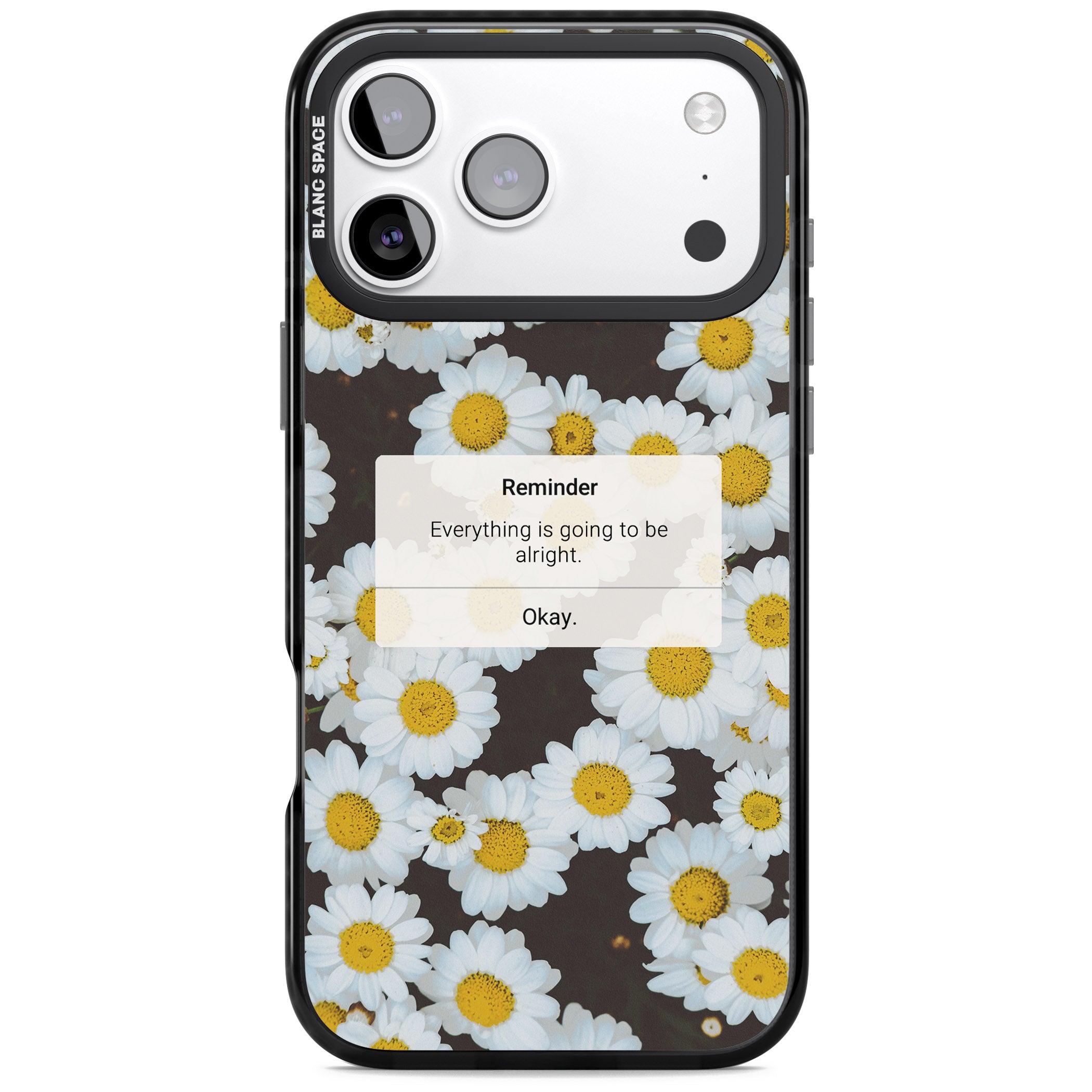 Daisy Reminder iPhone 17 Pro Max Impact Black Phone Case