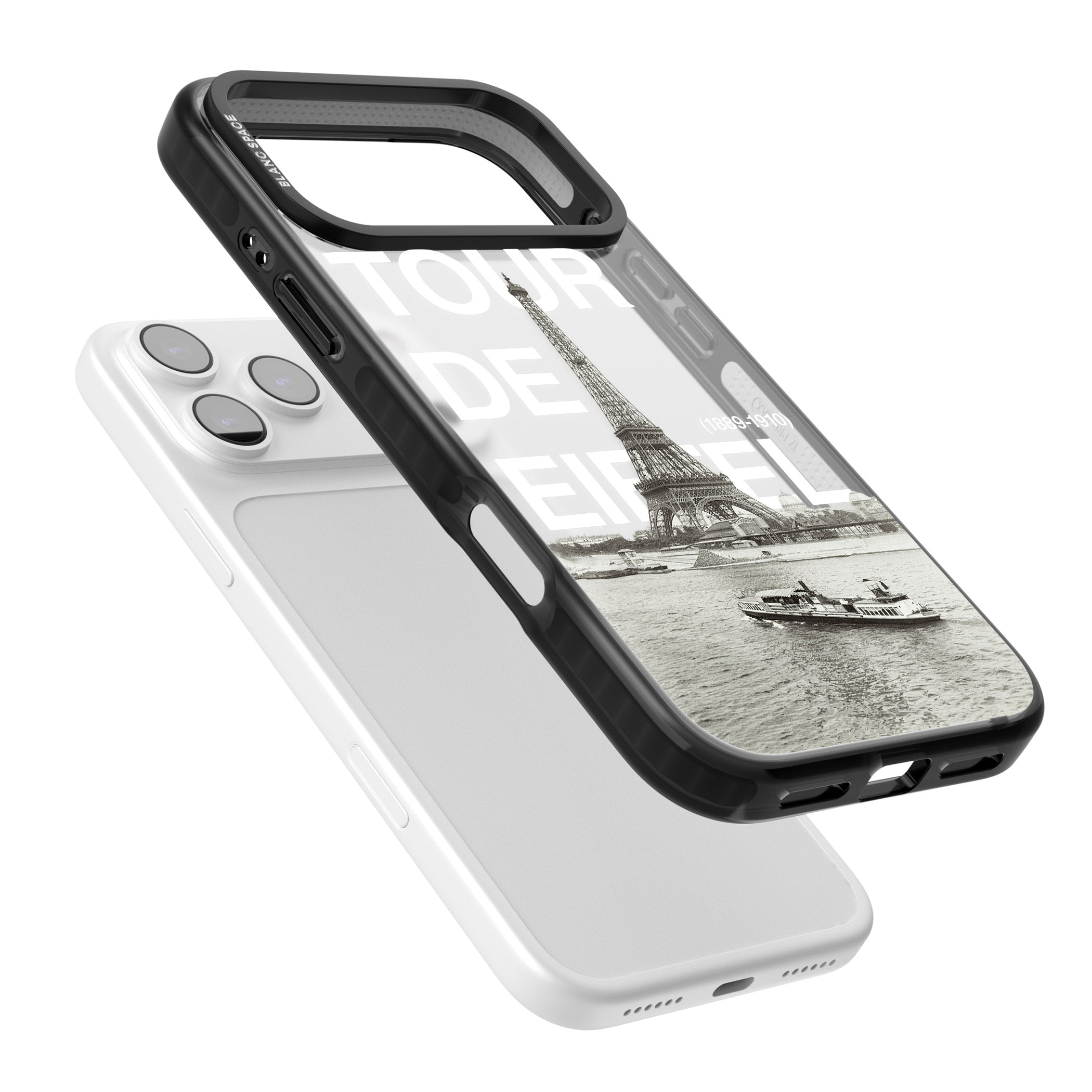 Tour De Eiffel iPhone 17 Pro Max Impact Black Phone Case Colours