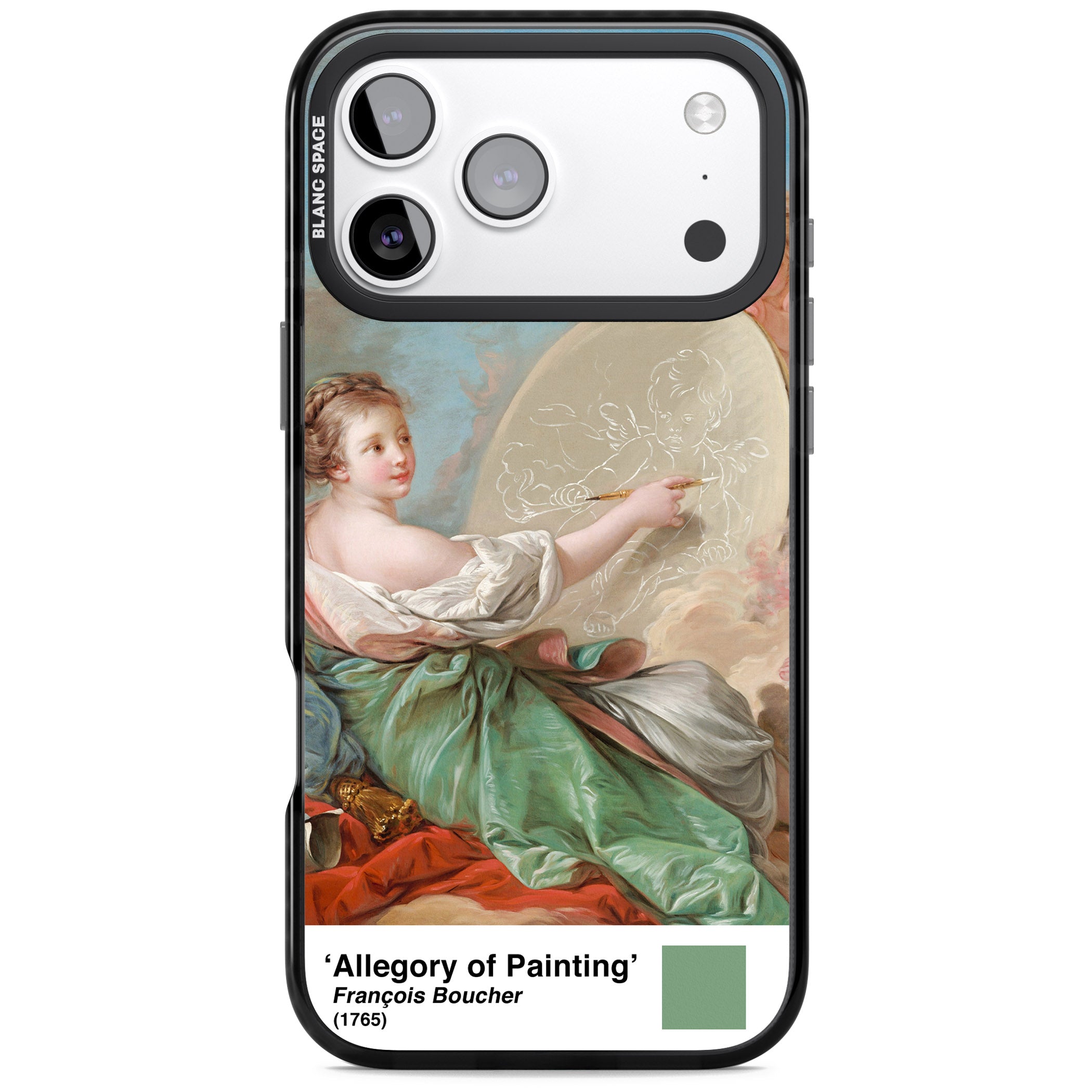 Allegory Of Painting iPhone 17 Pro Max Impact Black Phone Case