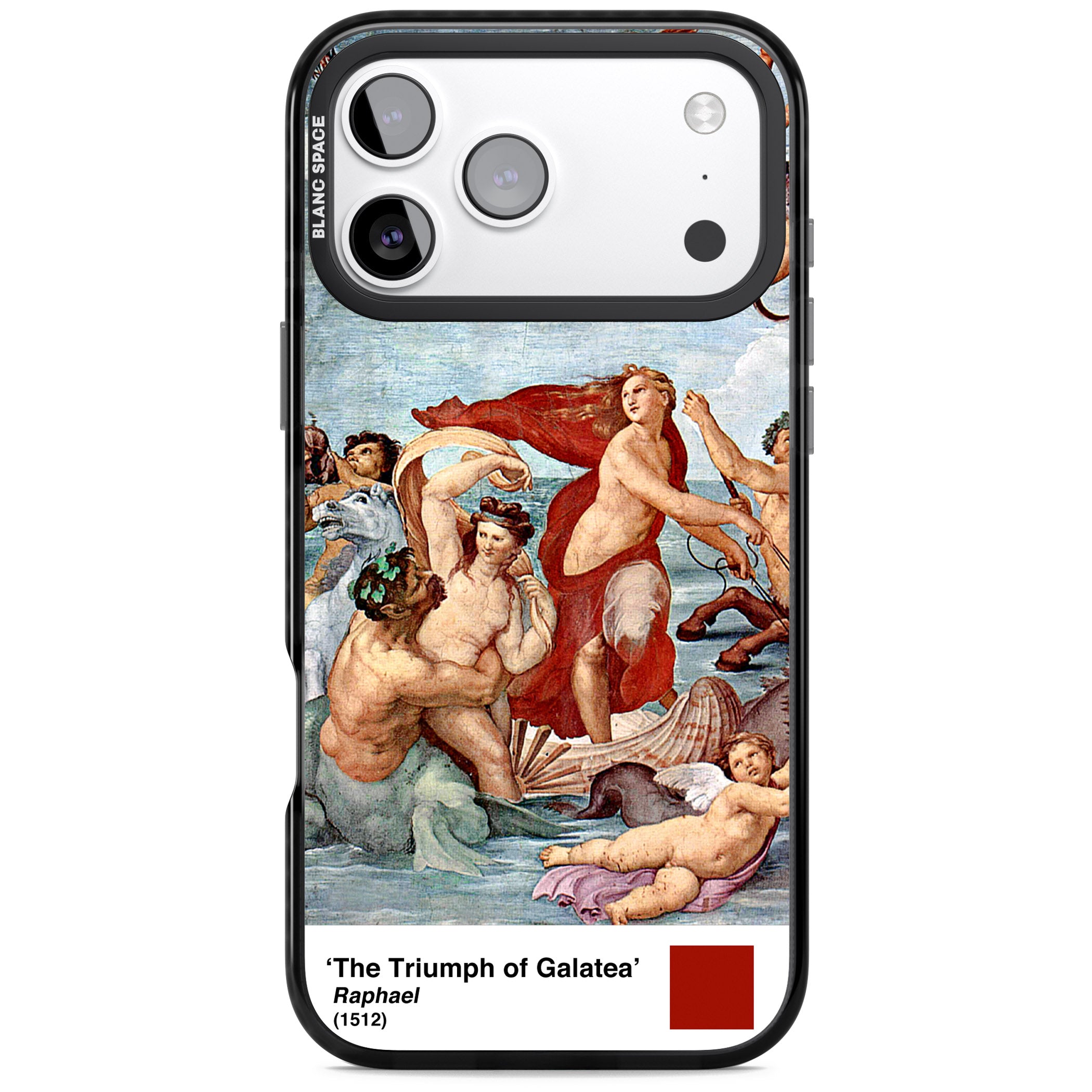The Triumph Of Galatea iPhone 17 Pro Impact Black Phone Case