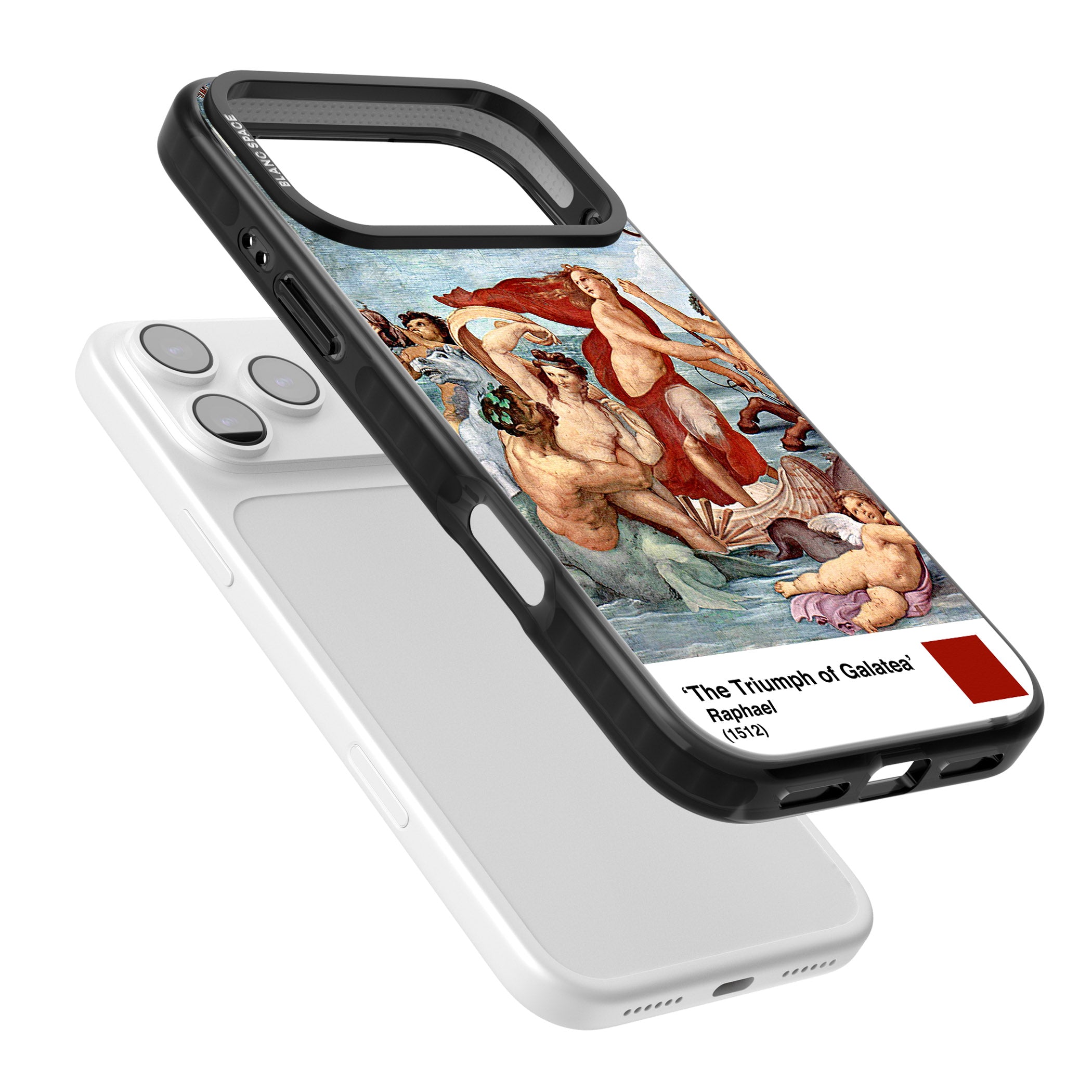 The Triumph Of Galatea iPhone 17 Pro Max Impact Black Phone Case Colours