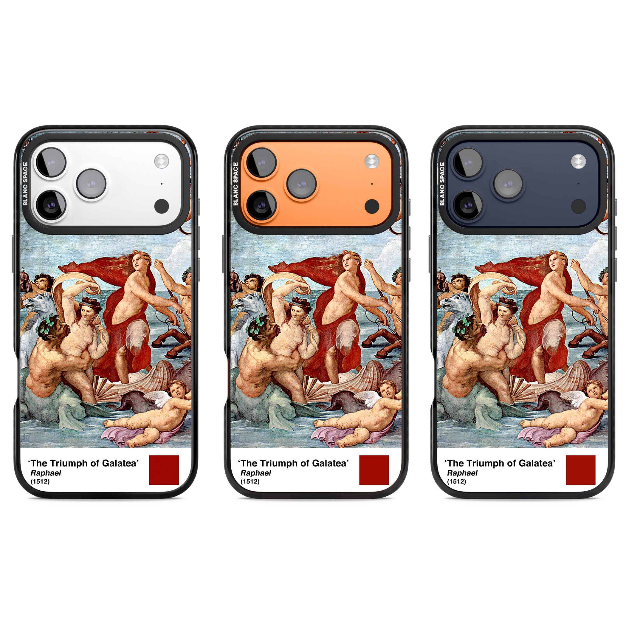 The Triumph Of Galatea iPhone 17 Pro Impact Black Phone Case APT Impact Protection
