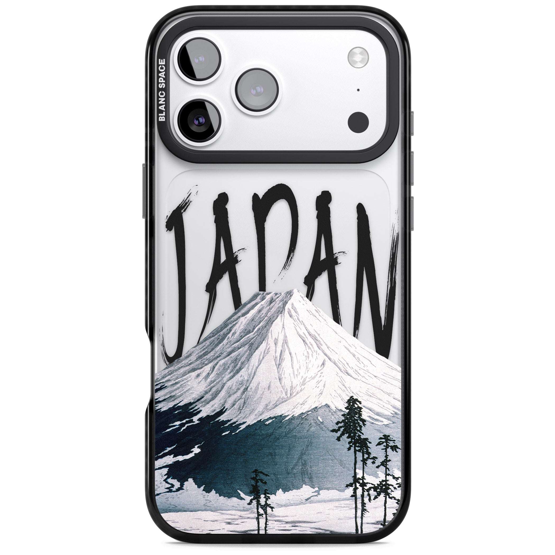 Mount Fuji Cutout iPhone 17 Pro Max Impact Black Phone Case