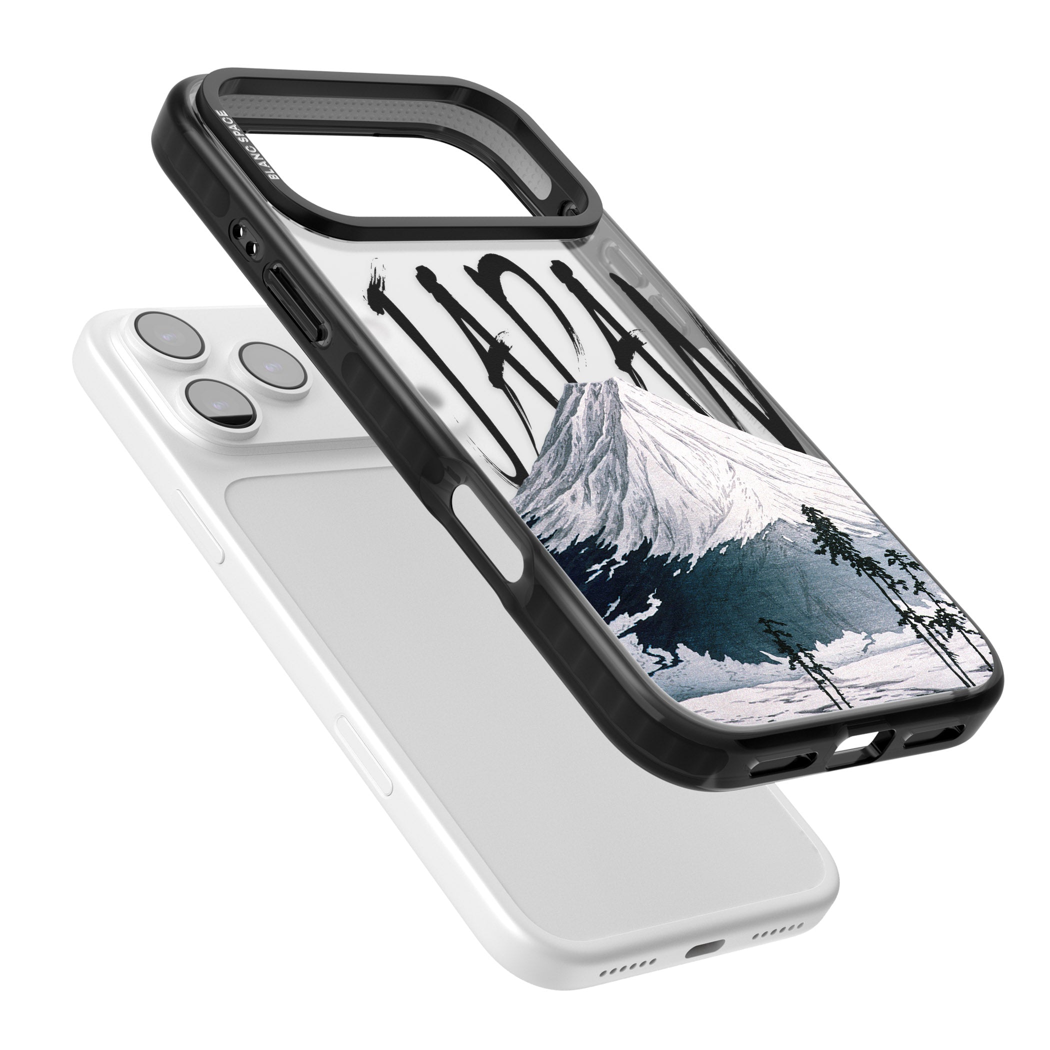 Mount Fuji Cutout iPhone 17 Pro Max Impact Black Phone Case Colours