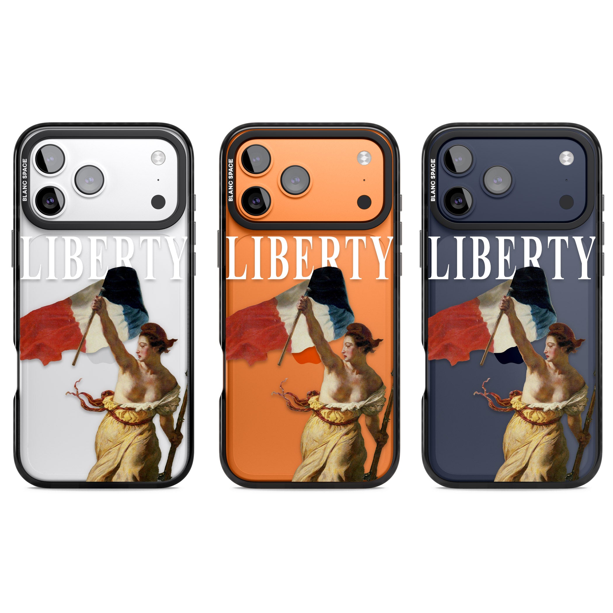 Liberty iPhone 17 Pro Impact Black Phone Case APT Impact Protection