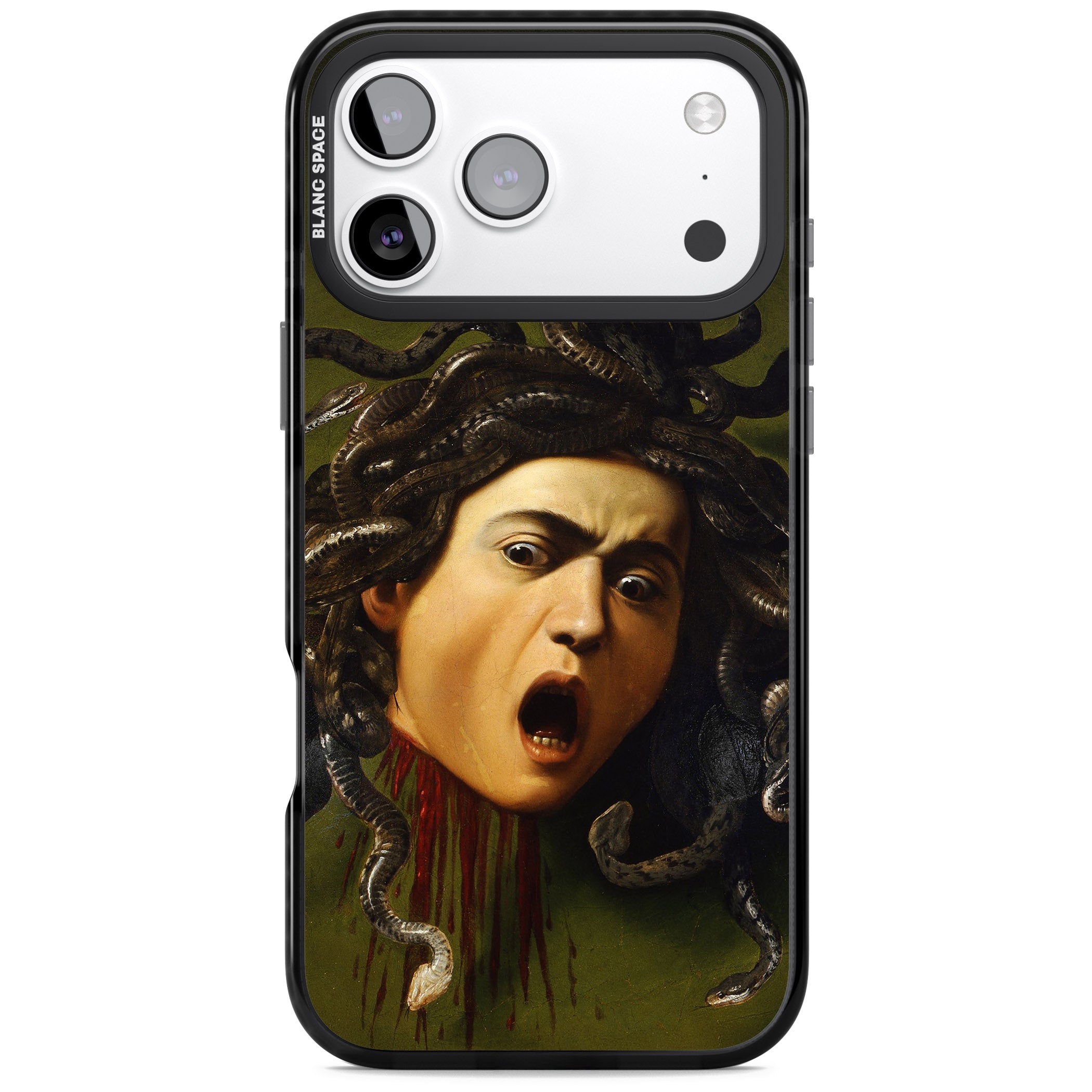 Head of Medusa iPhone 17 Pro Max Impact Black Phone Case