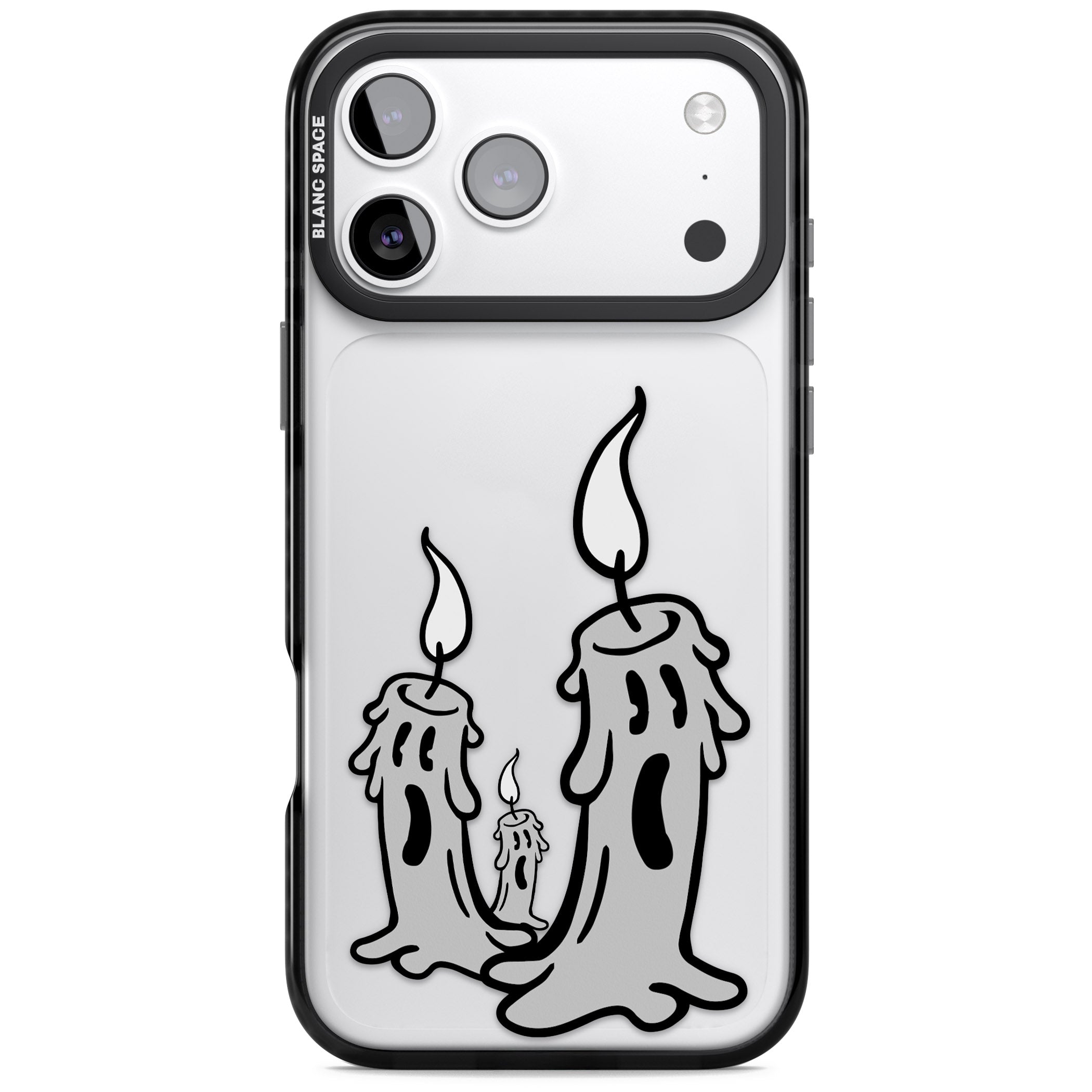 Candle Lit iPhone 17 Pro Max Impact Black Phone Case