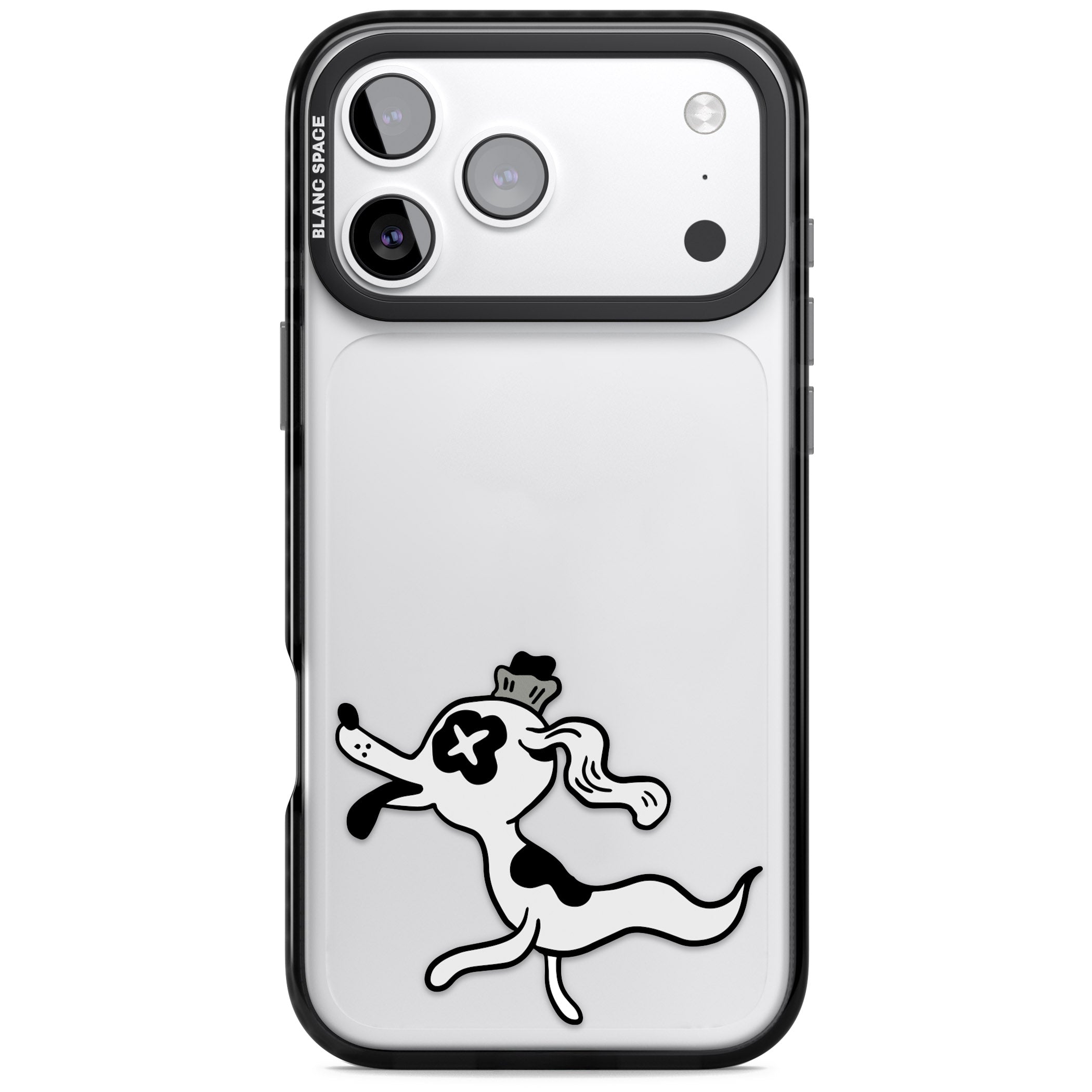 Dog Spirit iPhone 17 Pro Max Impact Black Phone Case