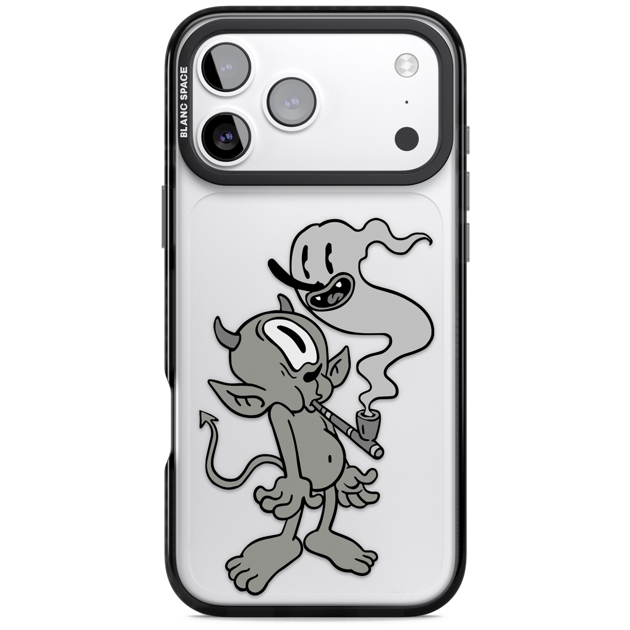 Pipe Goblin iPhone 17 Pro Impact Black Phone Case