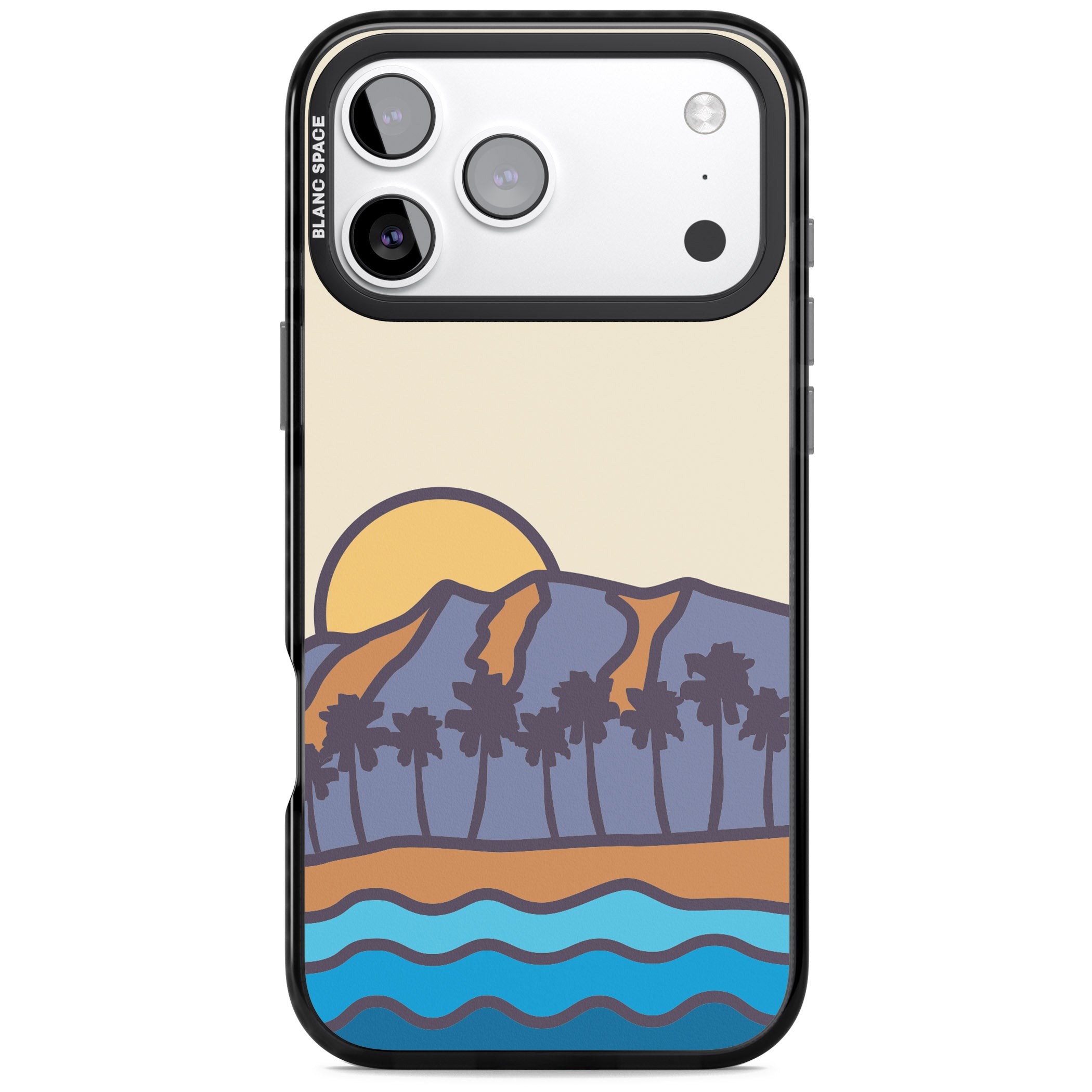 South Sunset iPhone 17 Pro Impact Black Phone Case