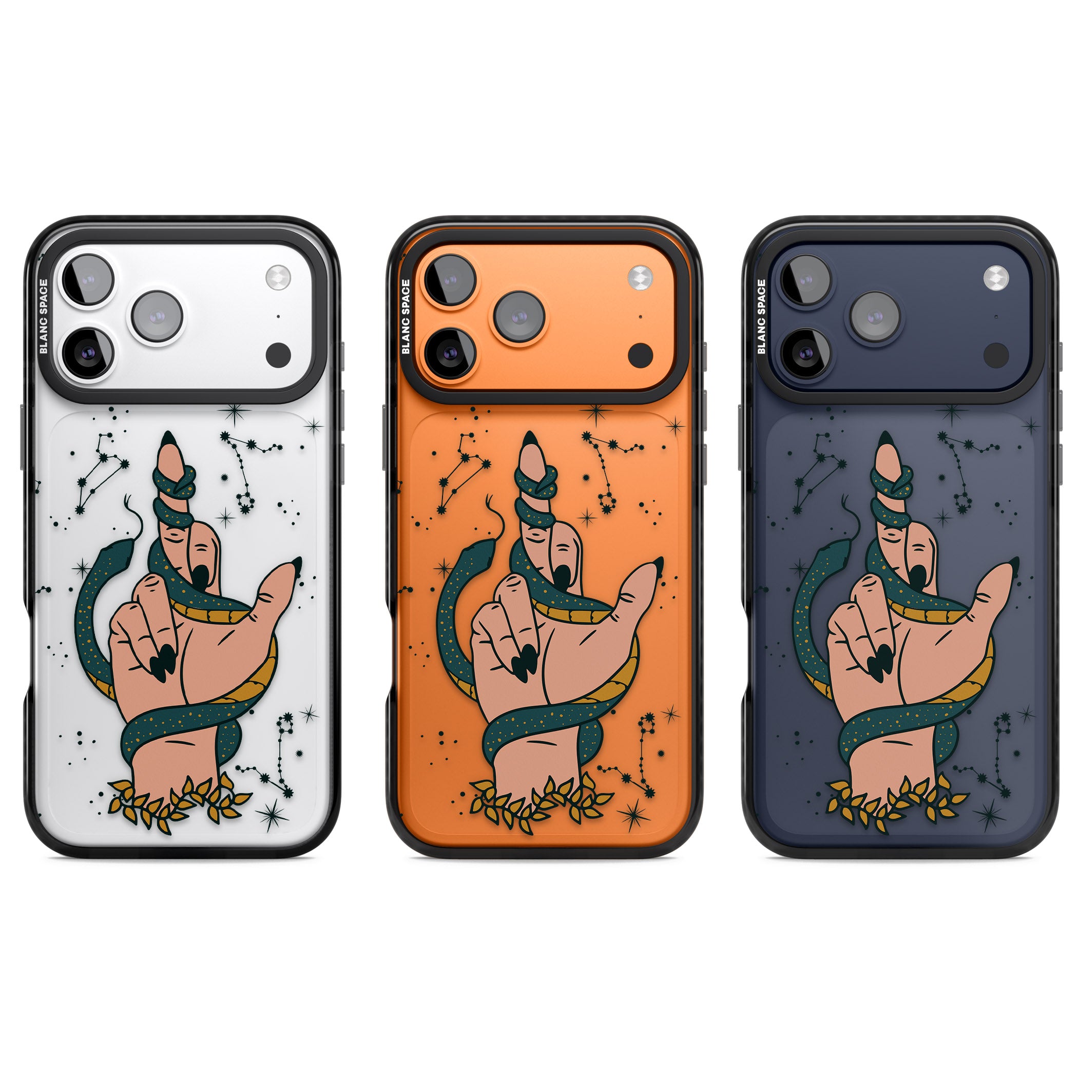 Snakes, Stars And Cynicism iPhone 17 Pro Impact Black Phone Case APT Impact Protection