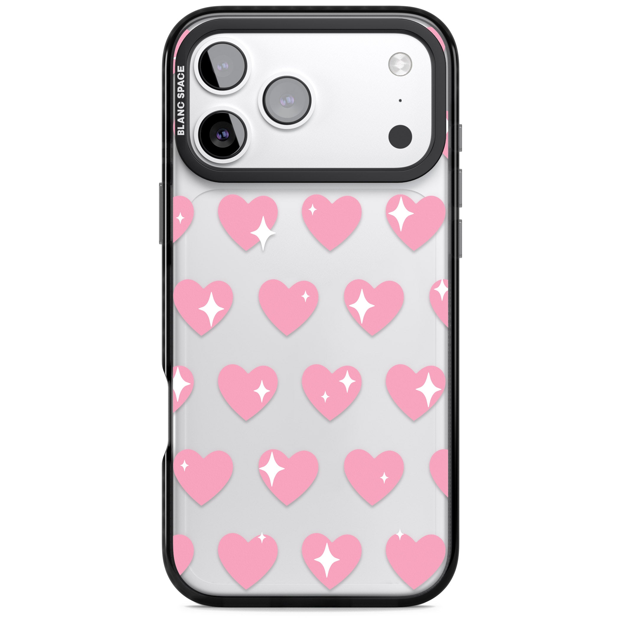 Sweet Hearts iPhone 17 Pro Max Impact Black Phone Case