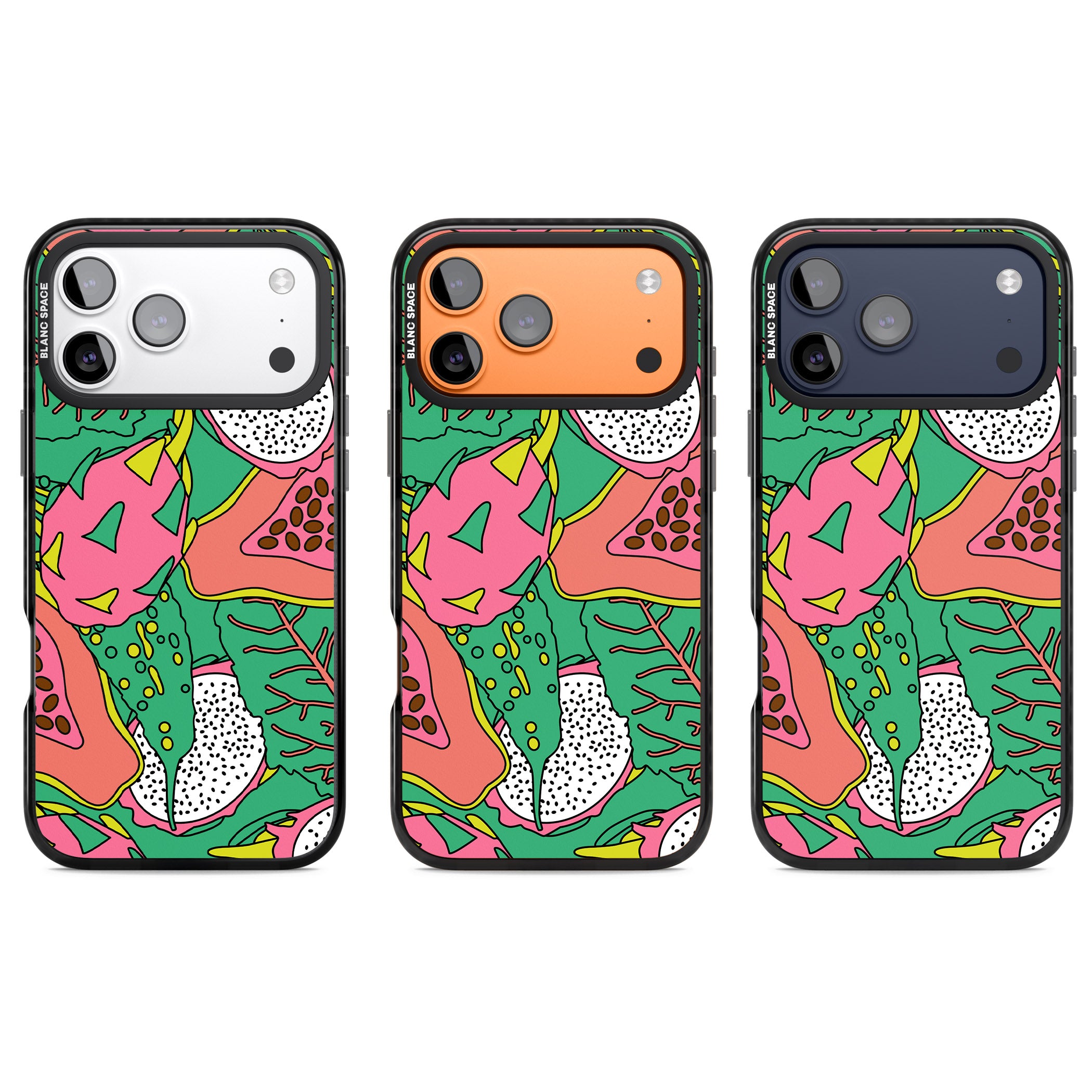 Psychedelic Salad iPhone 17 Pro Impact Black Phone Case APT Impact Protection