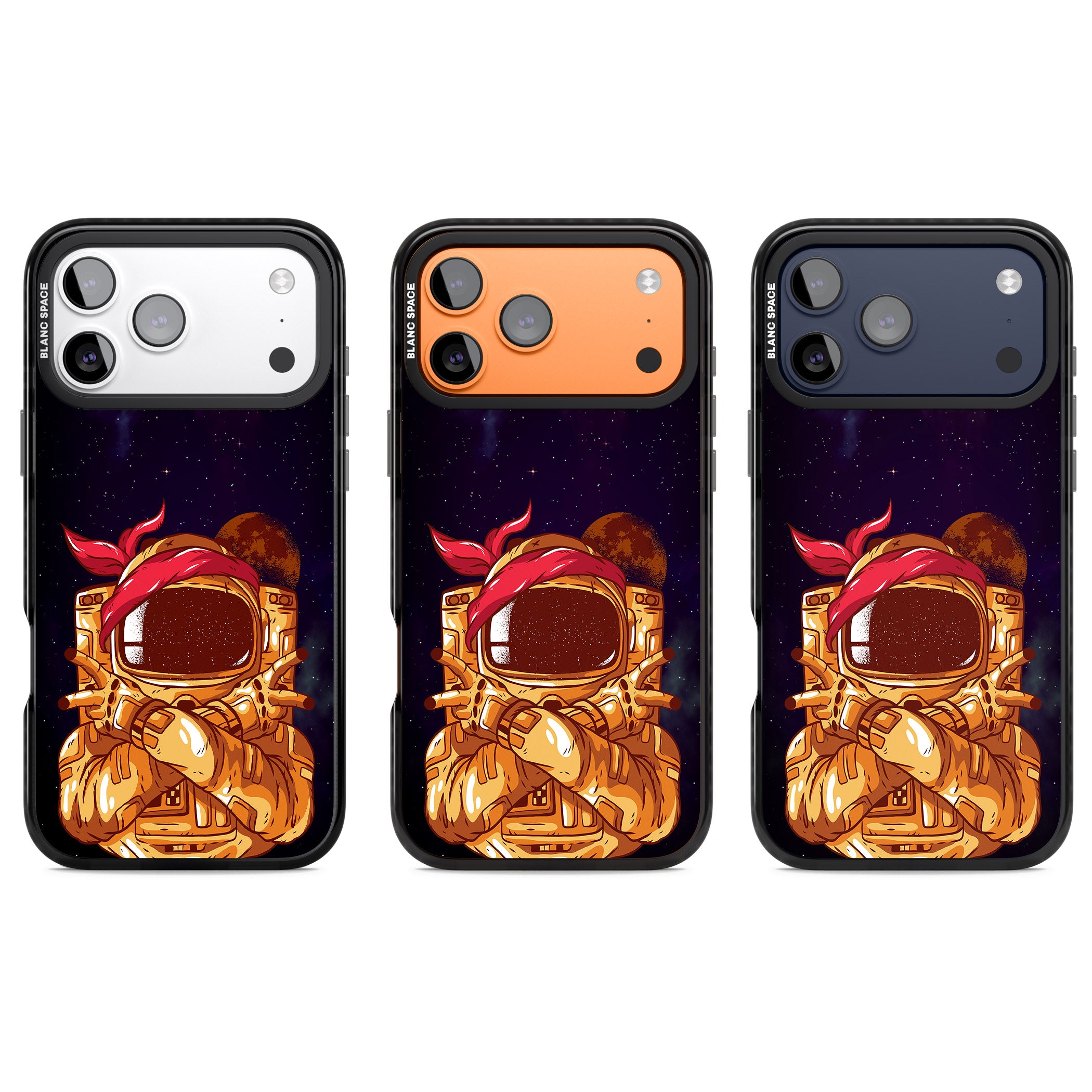 Space Gangster iPhone 17 Pro Impact Black Phone Case APT Impact Protection