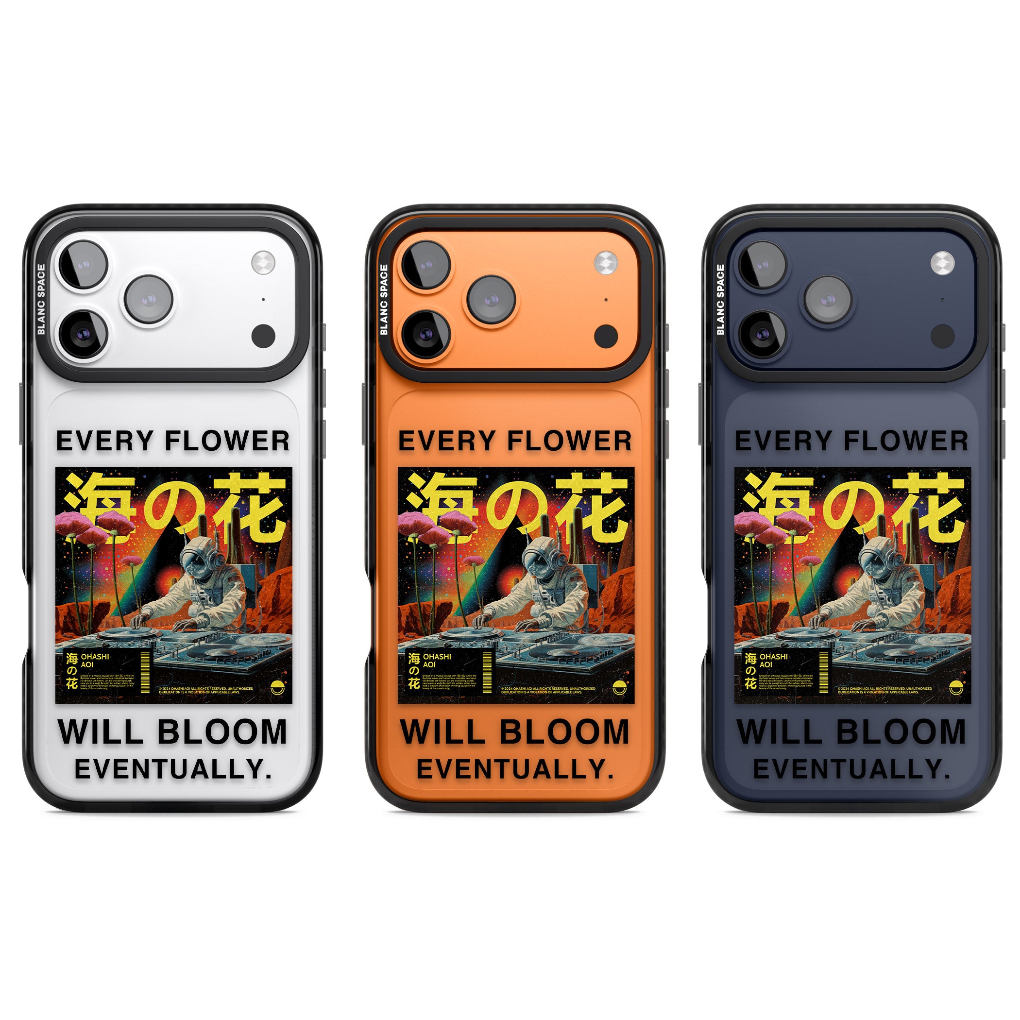 Every Flower Will Bloom Eventually iPhone 17 Pro Impact Black Phone Case APT Impact Protection