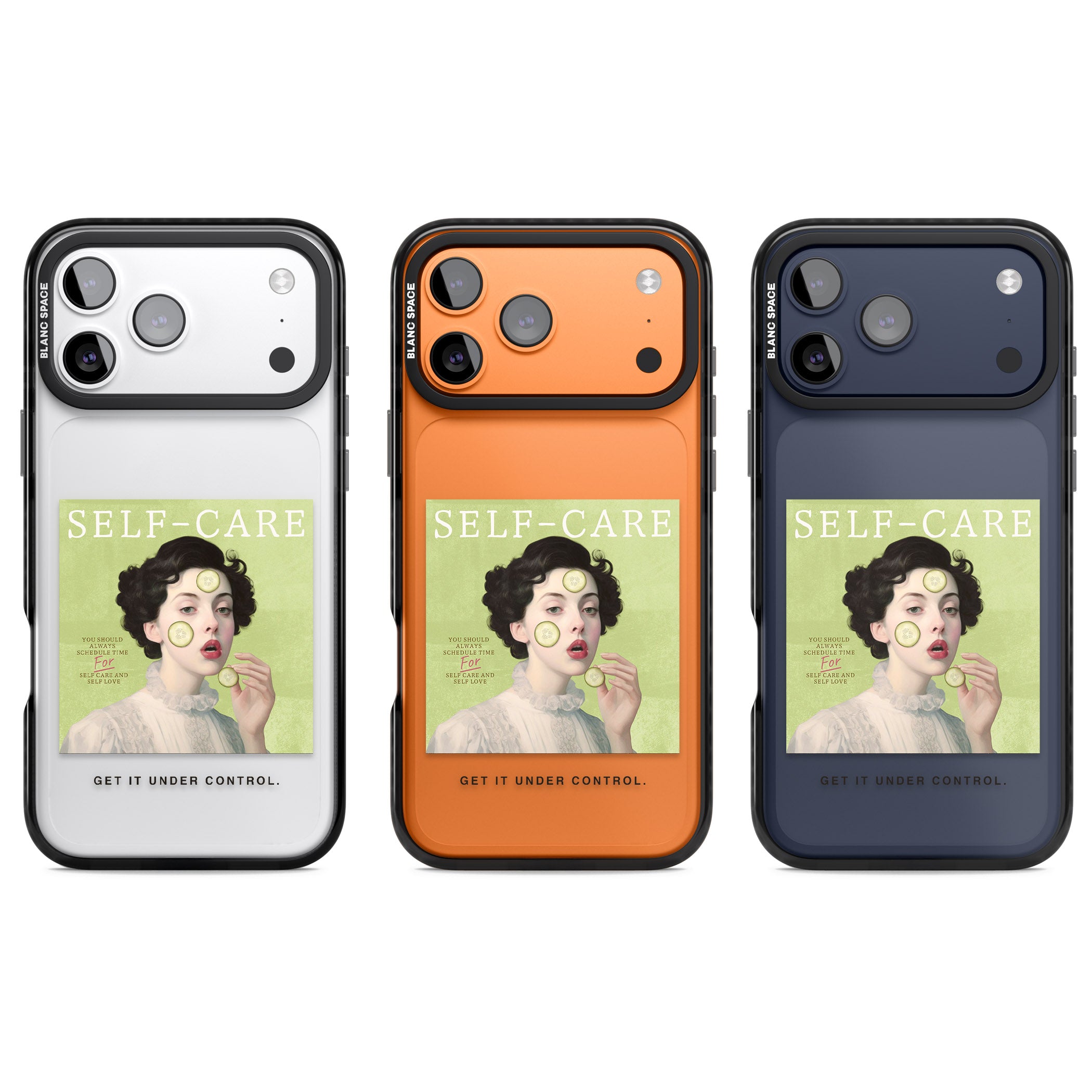 Self Care iPhone 17 Pro Impact Black Phone Case APT Impact Protection